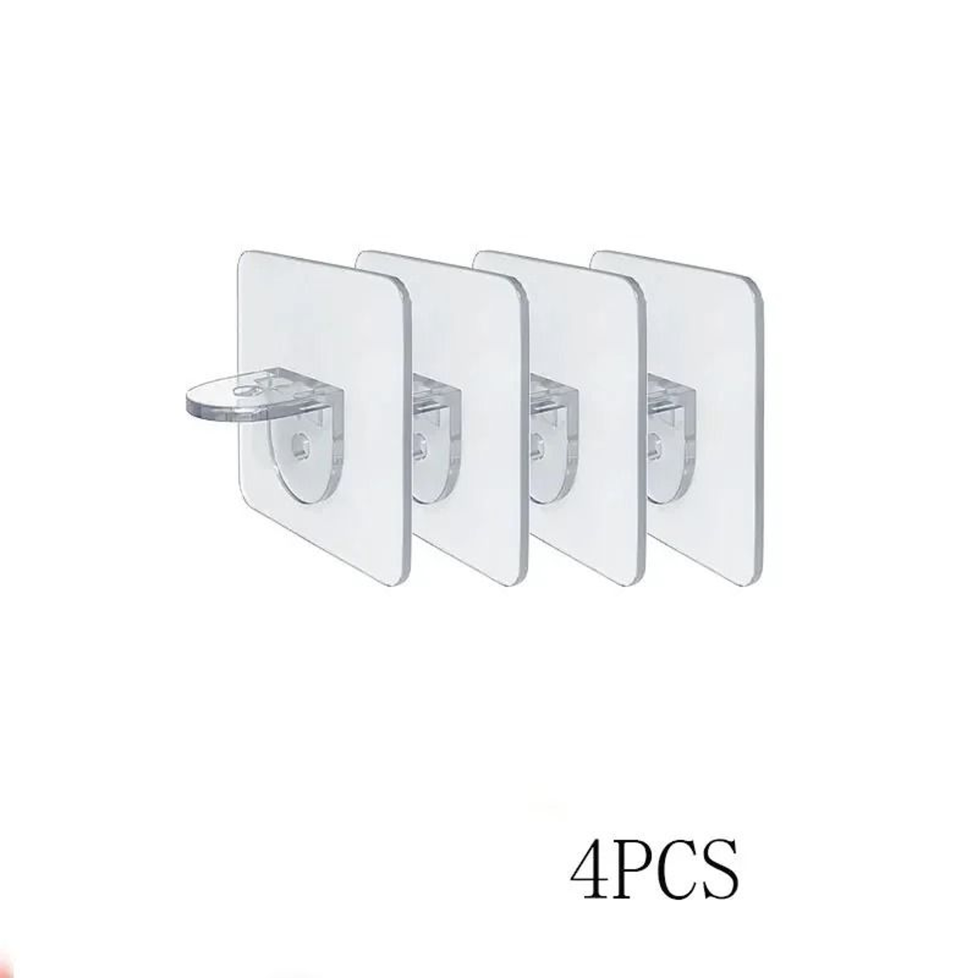 NonMarking Adhesive Wardrobe  Kitchen Cabinet Divider Support Brackets 6