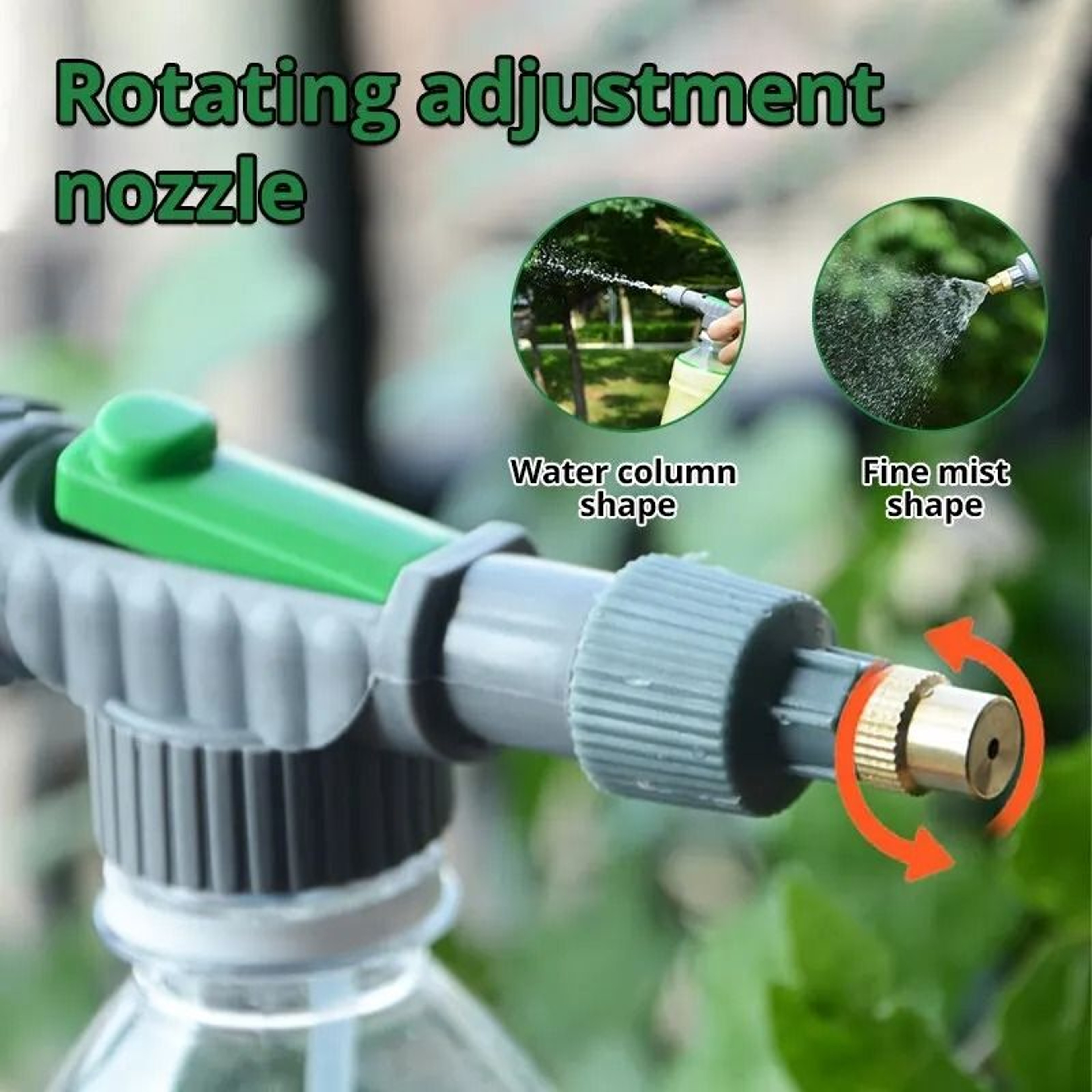 Adjustable PullOut Beverage Bottle Pressure Watering Spray Nozzle 2