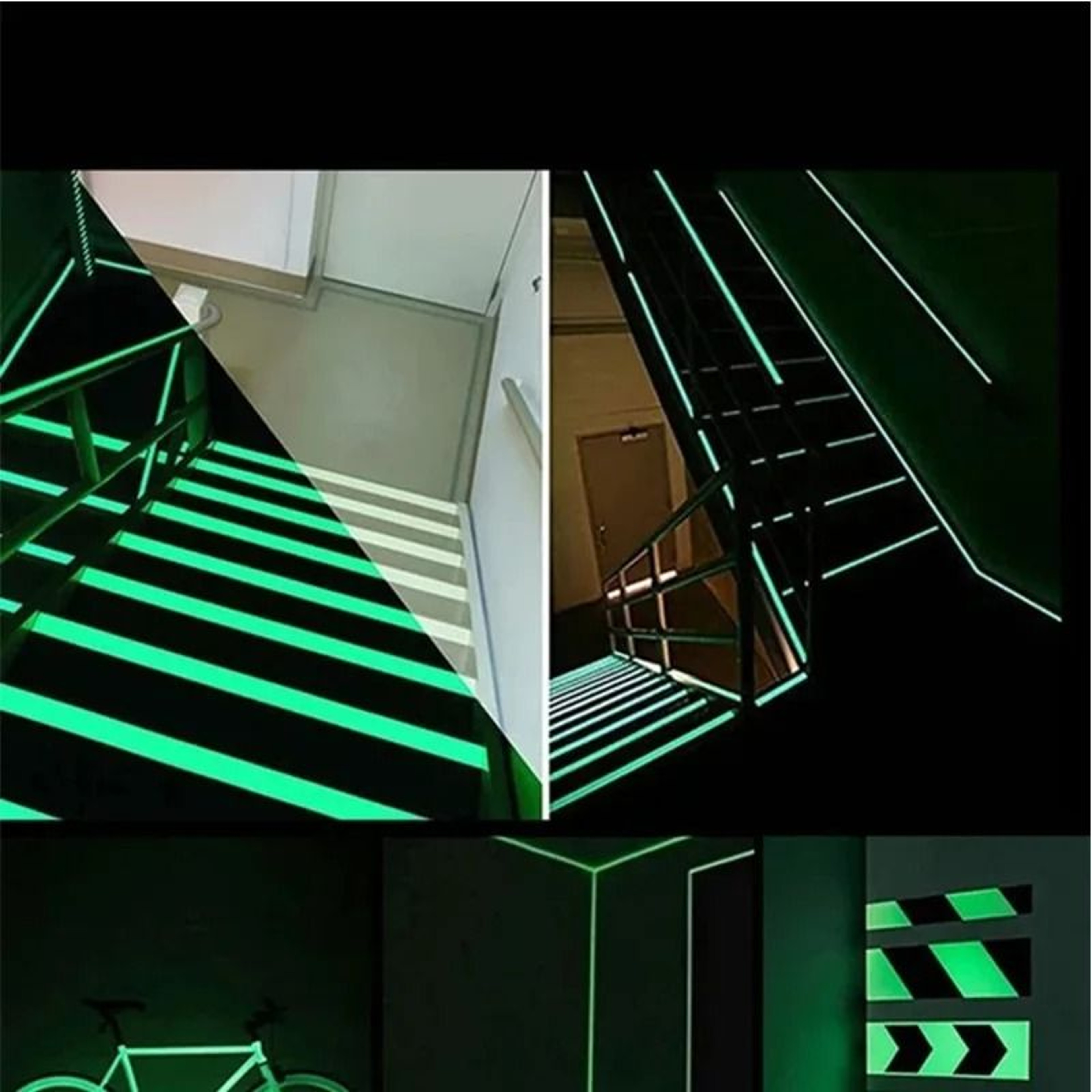 3Meter Luminous GlowintheDark Fluorescent Safety  Decor Tape 4