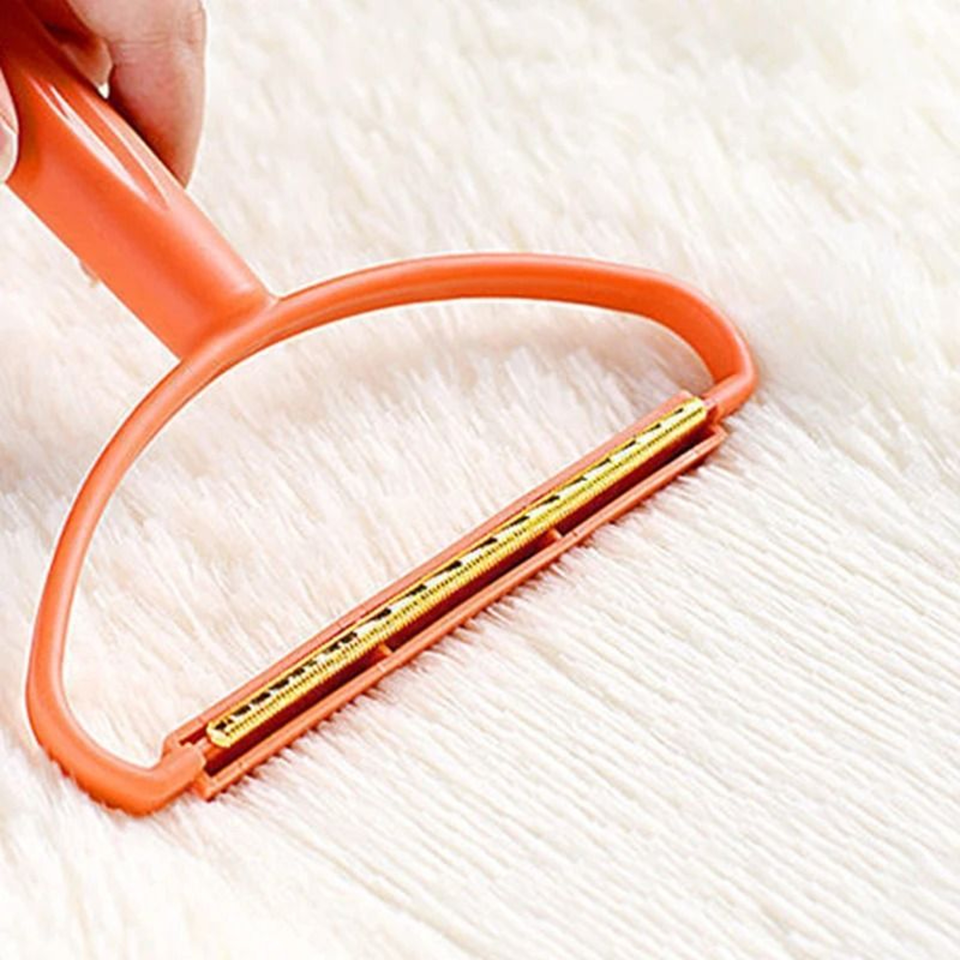 Portable DoubleSided Fabric Lint Remover  Manual Tweed Coat Hairball Scraper 2