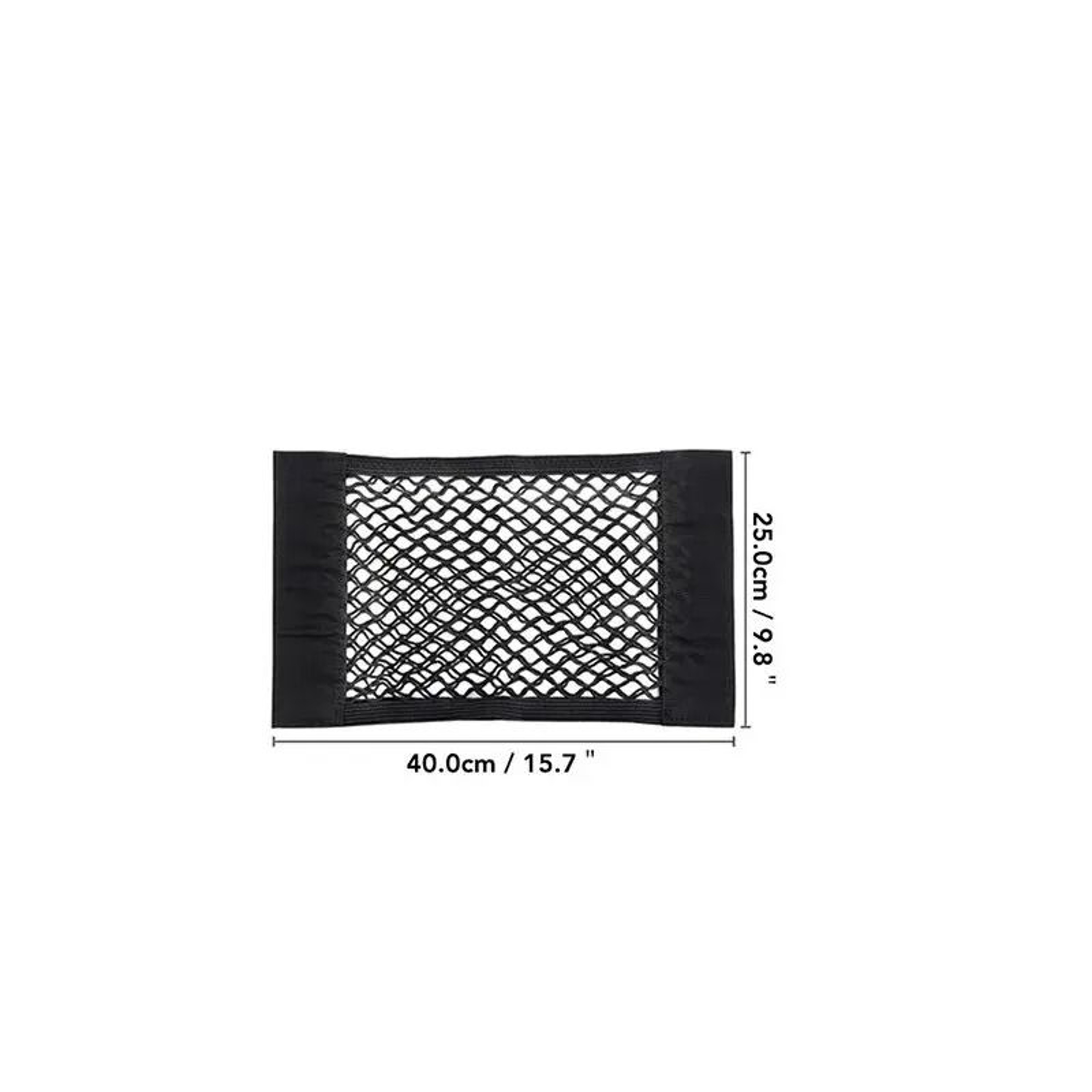 Universal DoubleMesh Car Trunk Storage Net  Builtin Fire Extinguisher Organizer 7