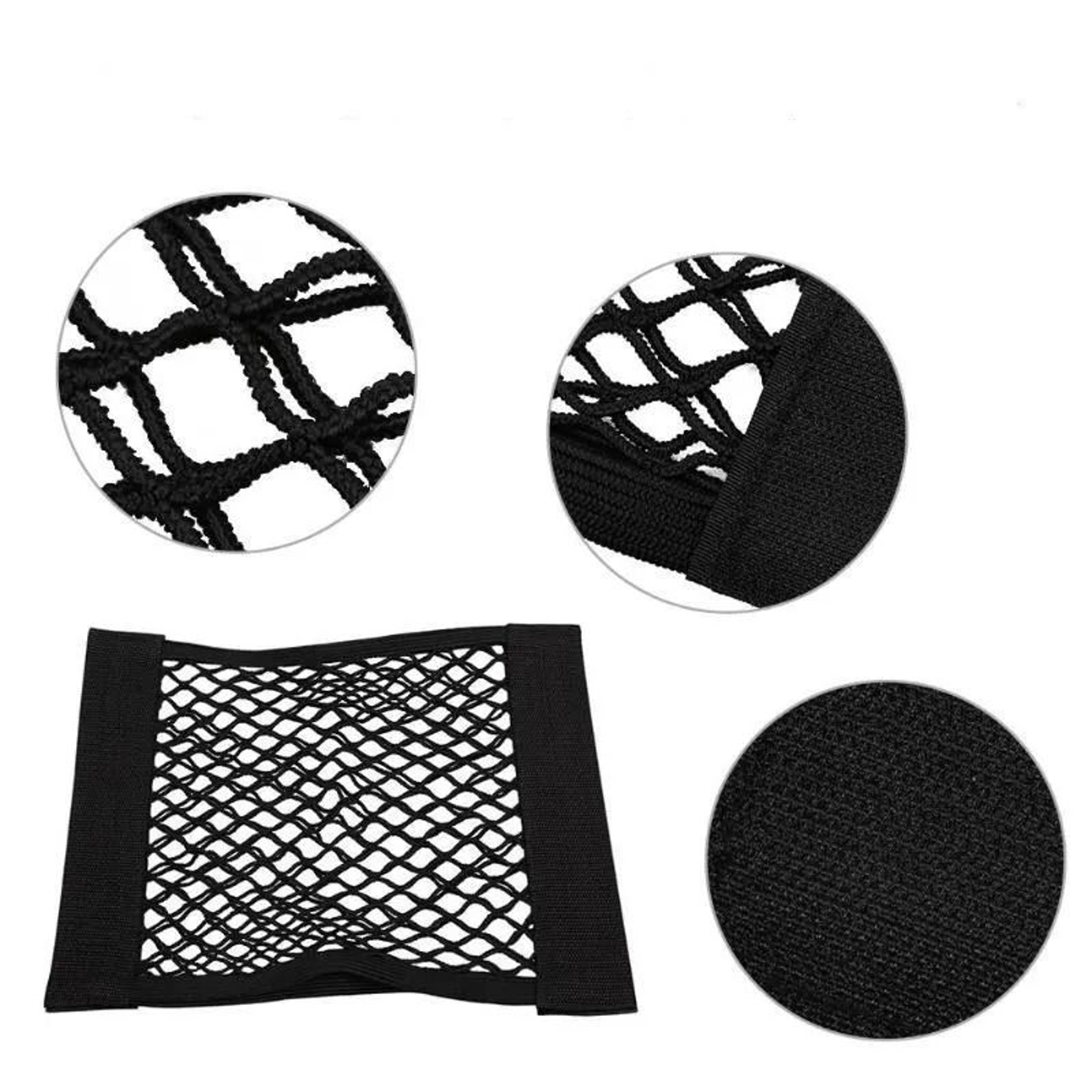Universal DoubleMesh Car Trunk Storage Net  Fire Extinguisher Holder 3