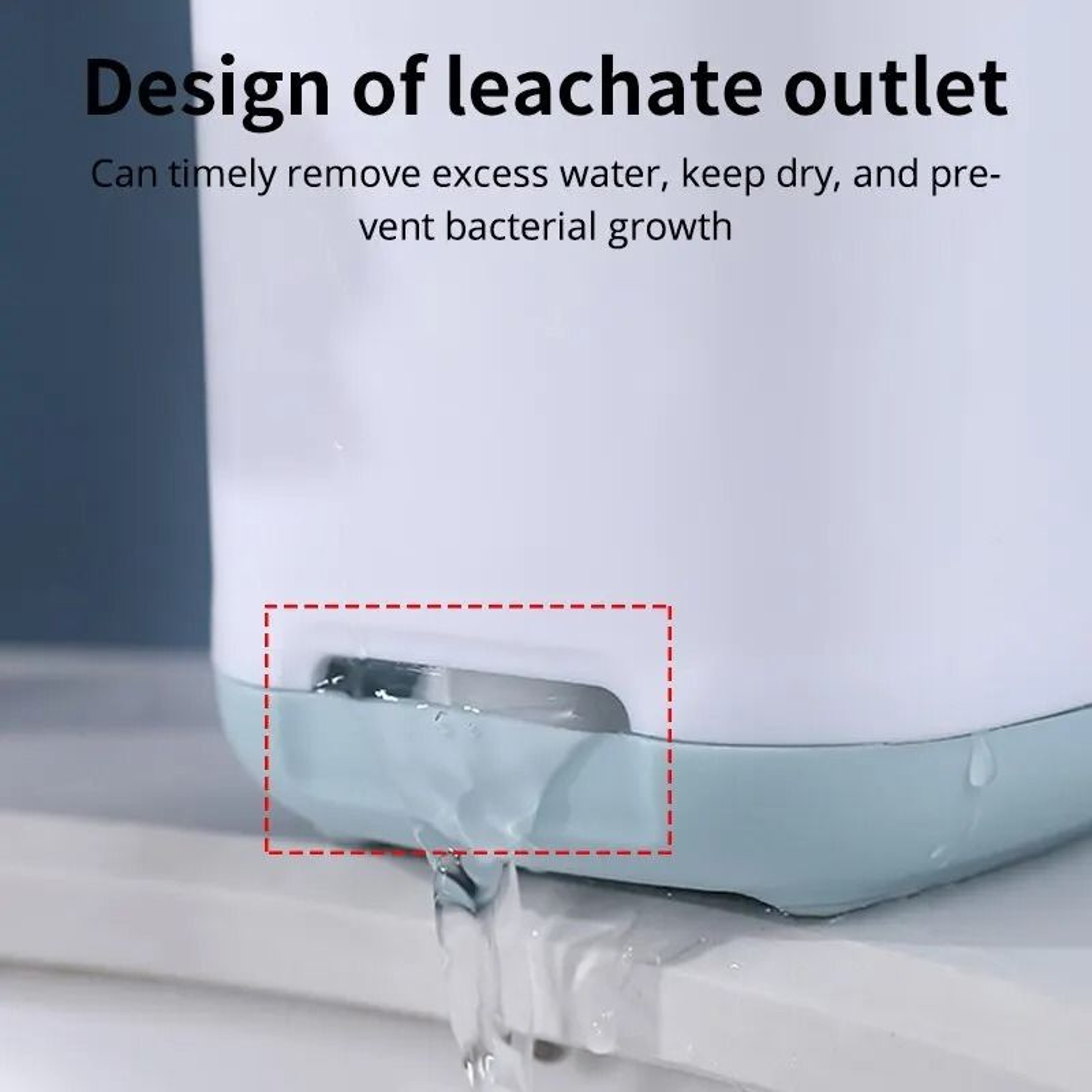 Multifunctional Compartment Toothbrush Holder  Bathroom Draining Storage Rack 4