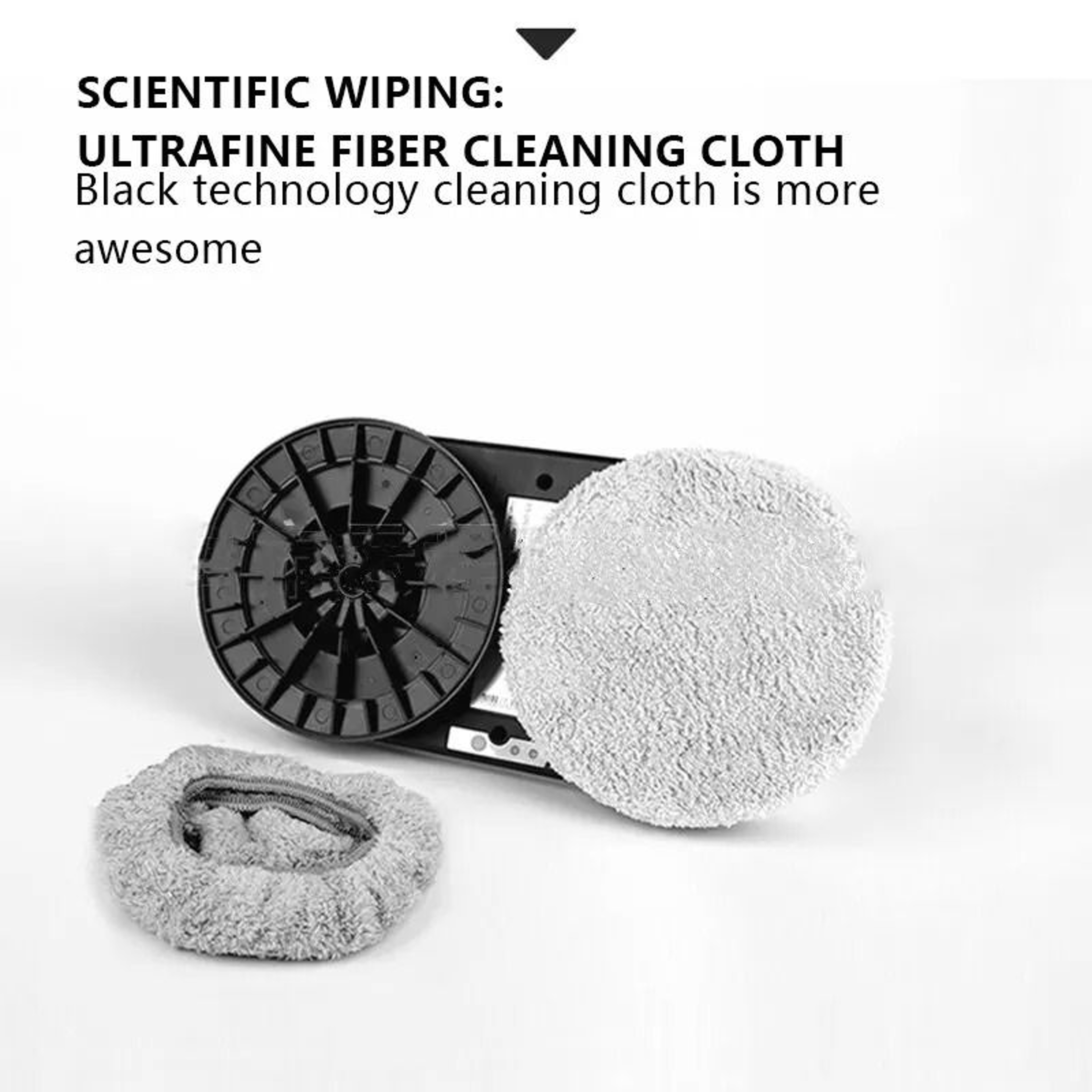 12Pack Replacement Microfiber Cleaning Pads For Hobot Window Cleaner Robots 1