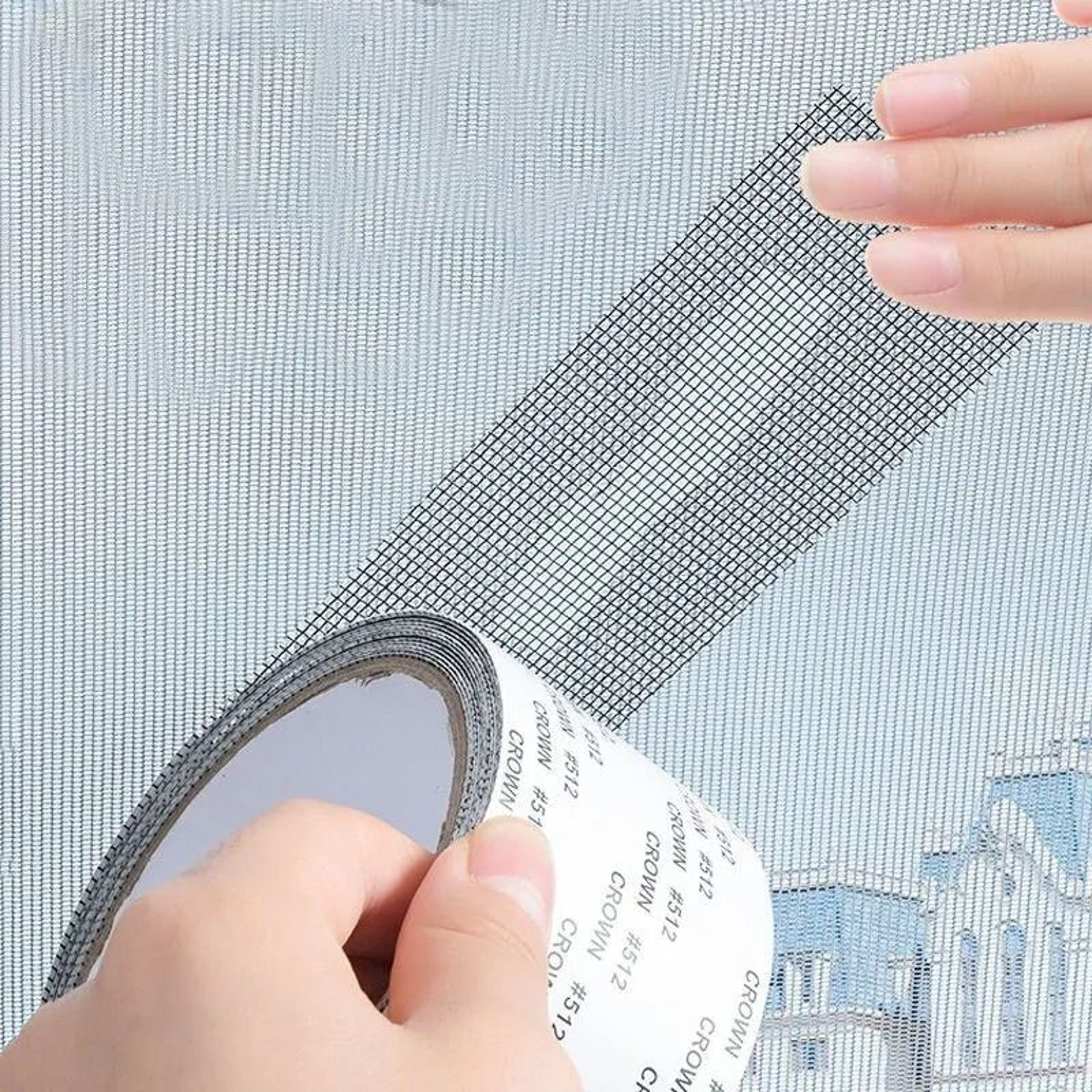 SelfAdhesive Window Screen Repair Tape  Mesh Door Hole Fixing Patch 0