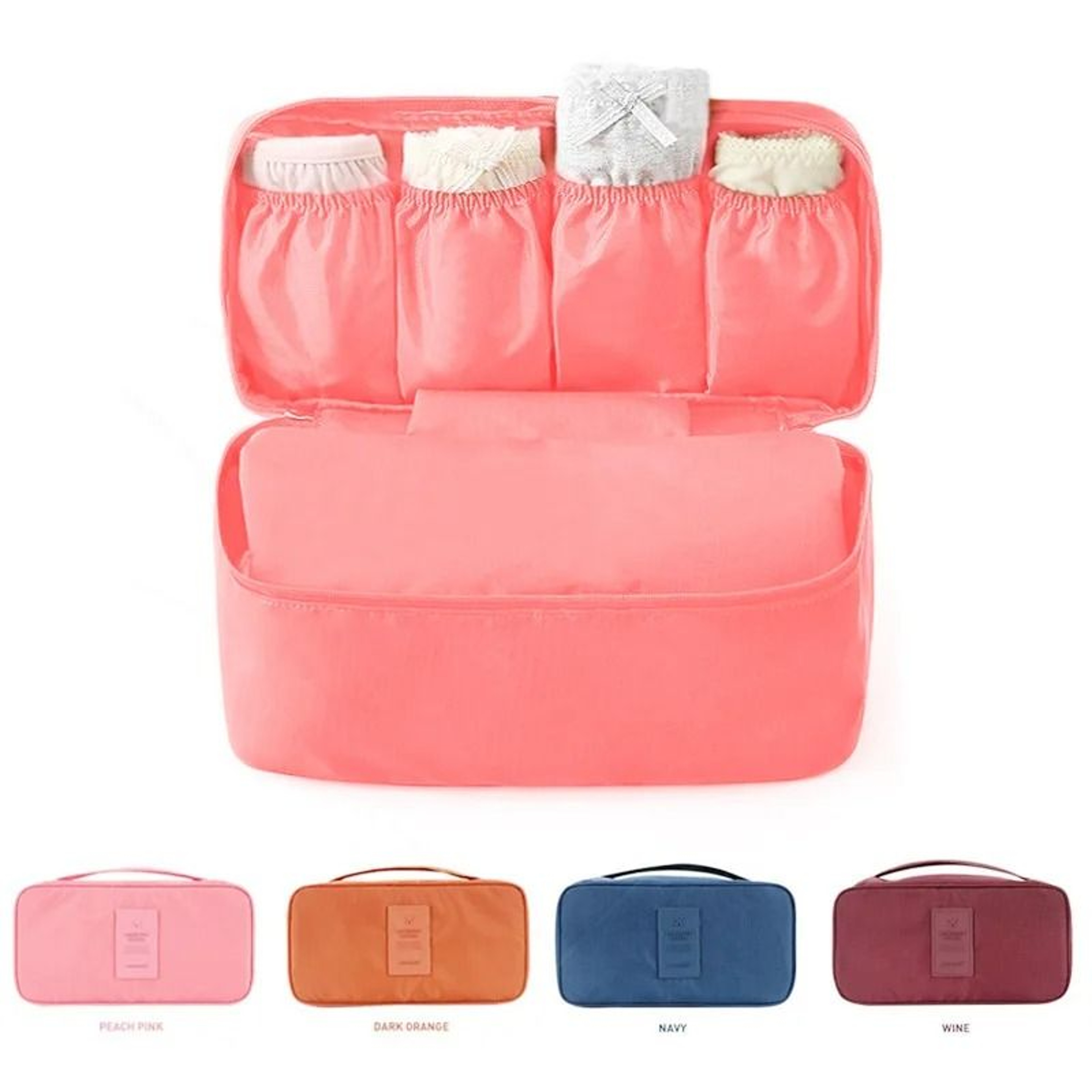 Simple Portable Underwear Storage Bag  Lightweight Dustproof Travel Organizer 5