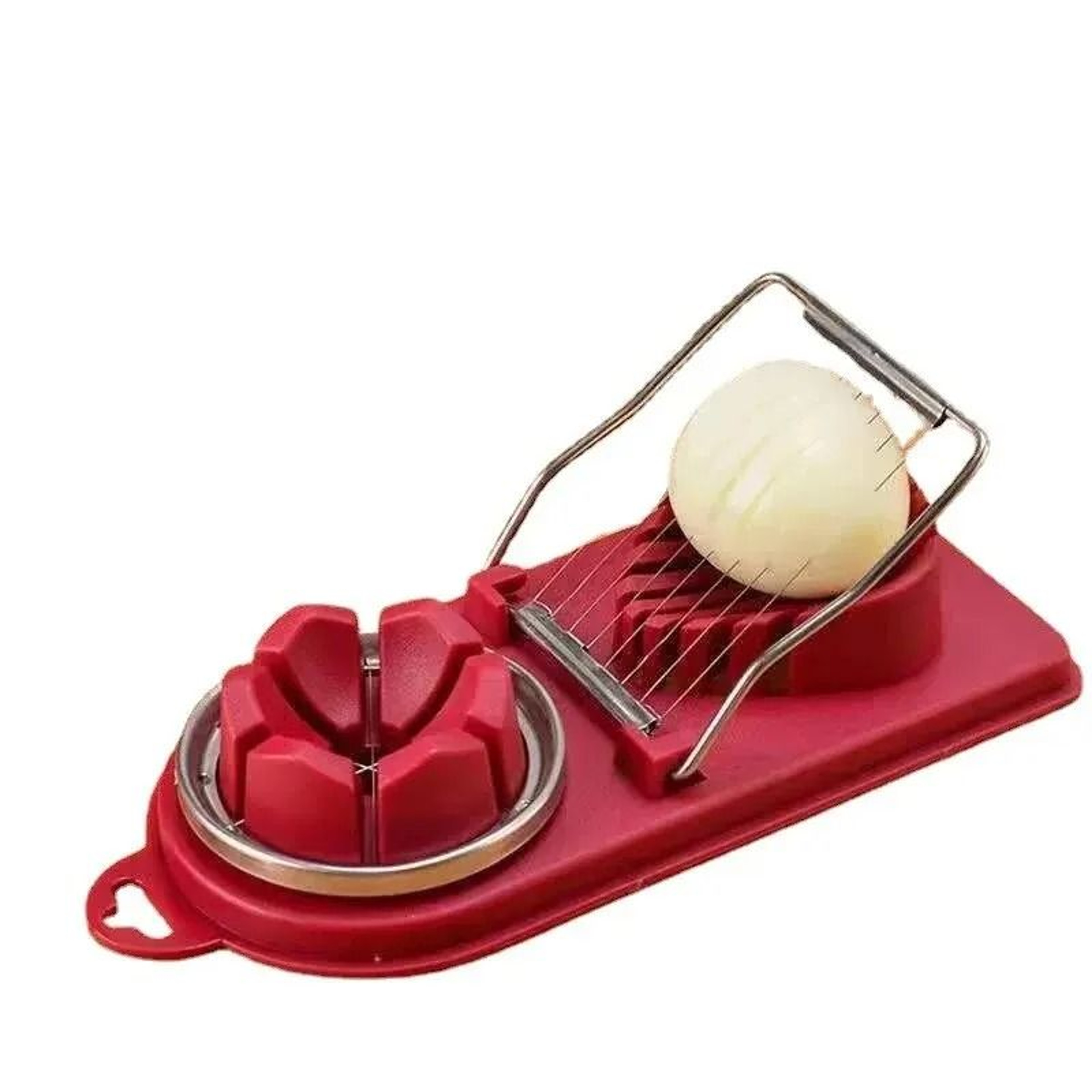 2in1 Stainless Steel Multifunctional Egg Slicer  Fruit Sectioning Tool 8