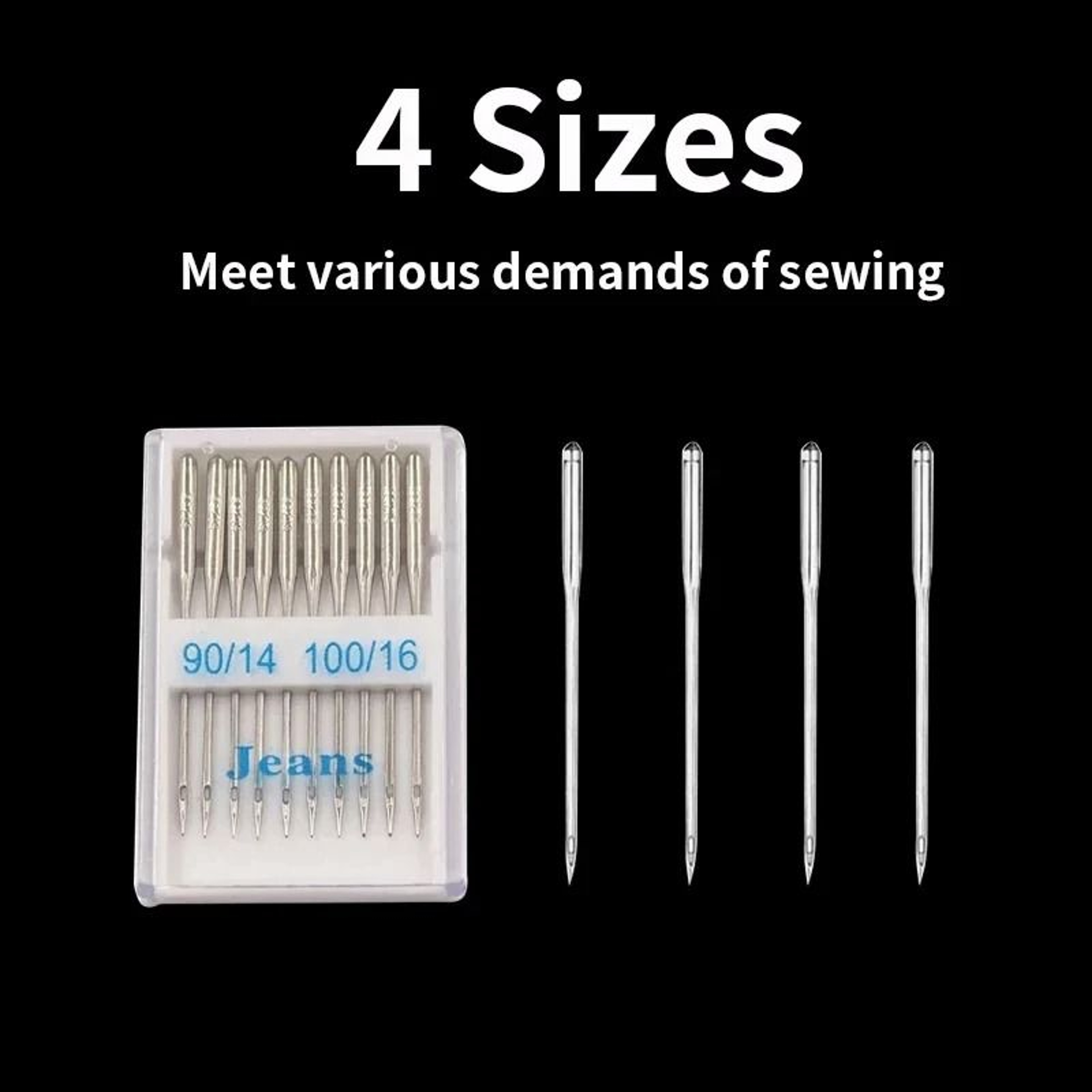 20Piece Universal Sewing Machine Needles Set For Heavy Fabrics Denim  Stretch Knits 2