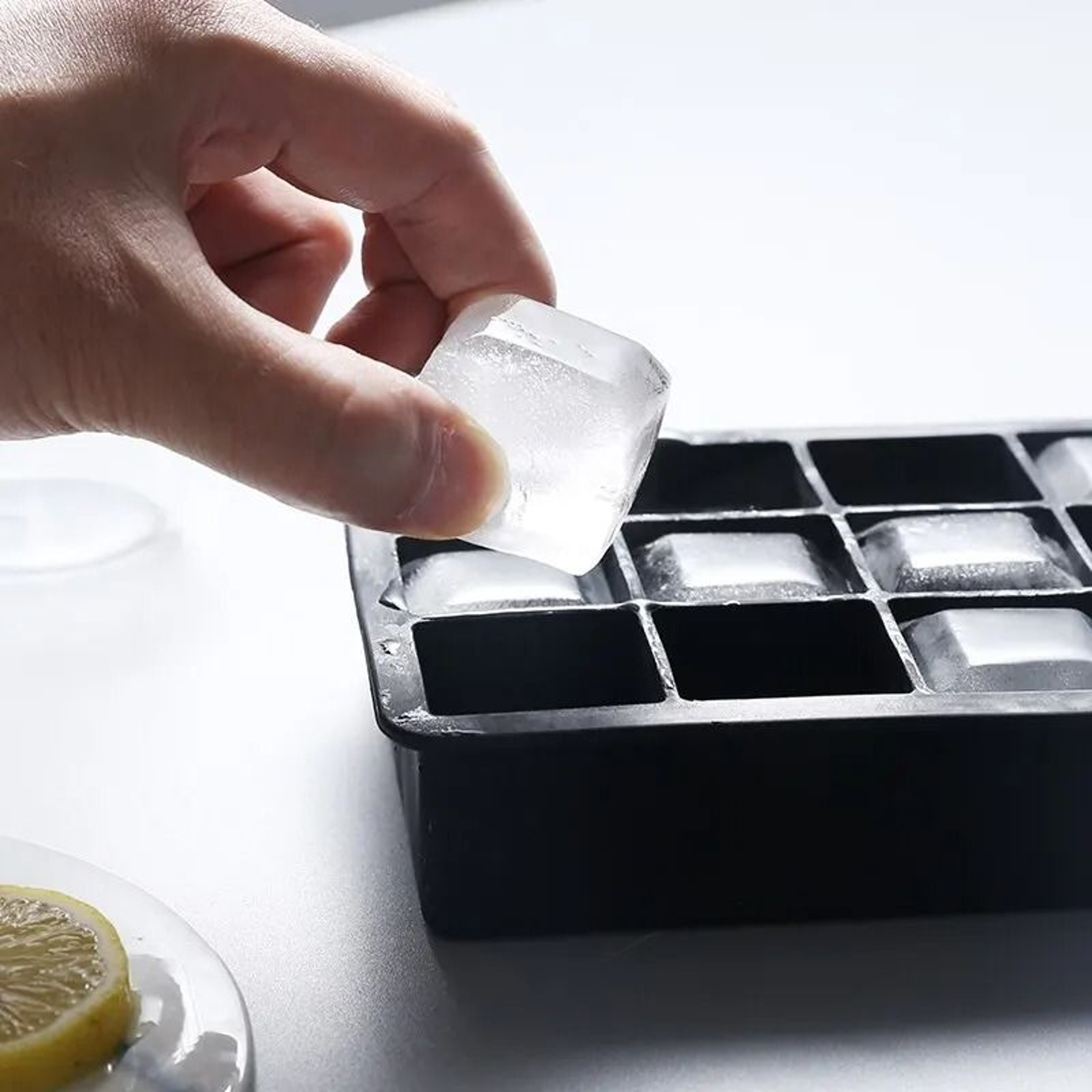 15Grid Silicone Square Ice Cube Mold Tray For Easy Release 5