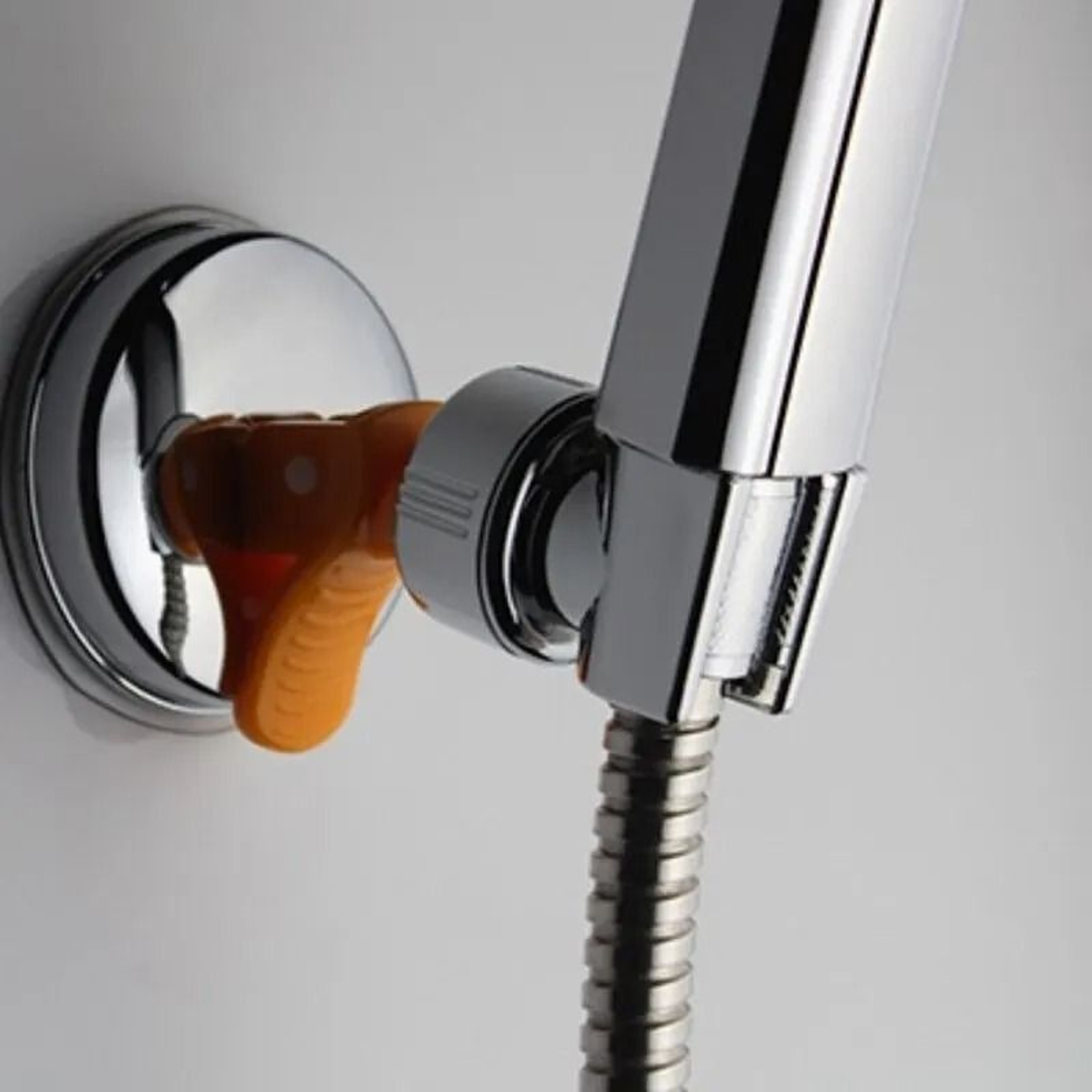 360 Adjustable Suction Cup Shower Head Holder Bracket NoPunching Wall Mount 5
