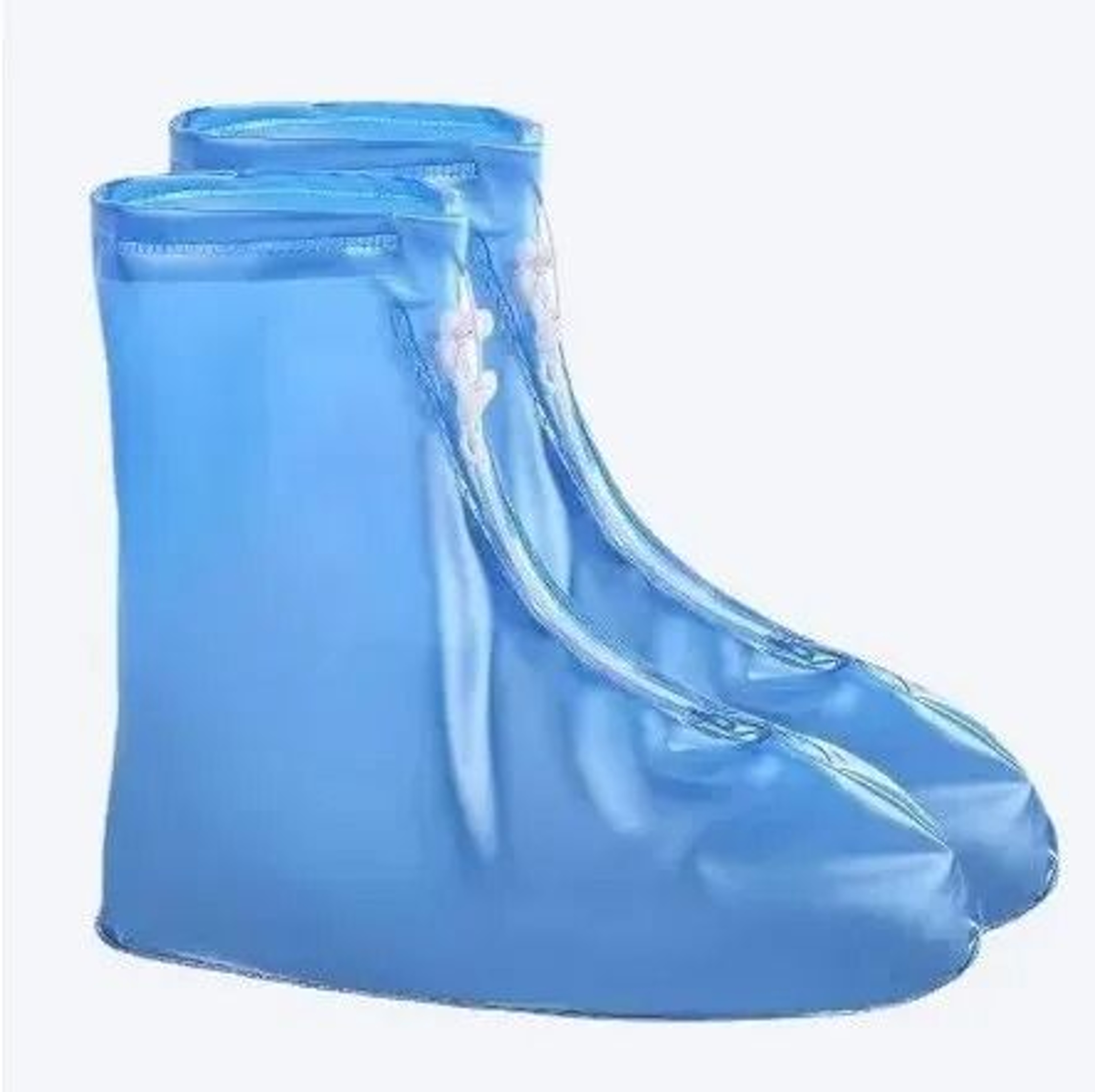 1 Pair Waterproof Reusable Rain  Snow Shoe Covers With NonSlip Sole 6