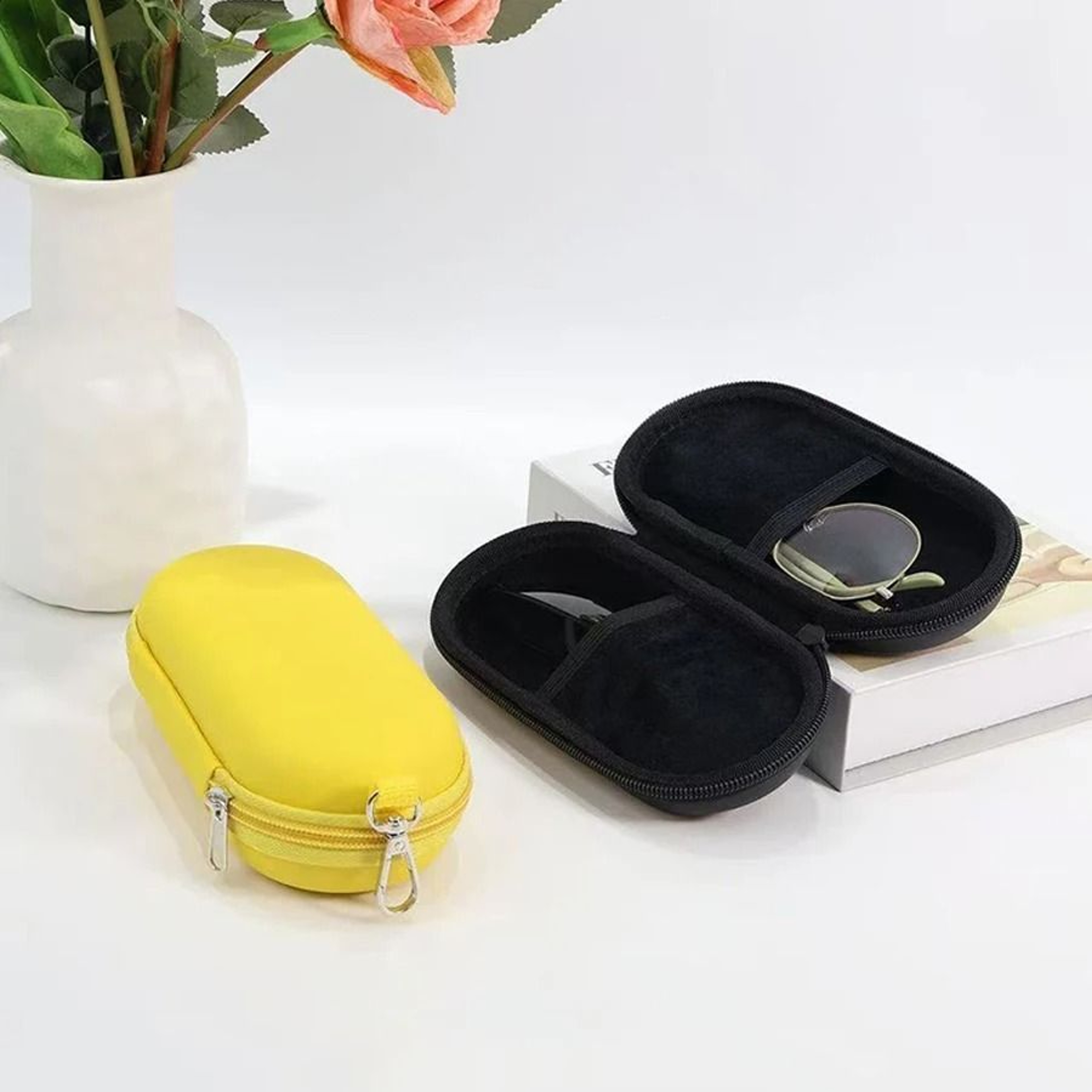 Simple EVA PressureResistant Sunglasses Storage Bag  Portable Waterproof Case 0