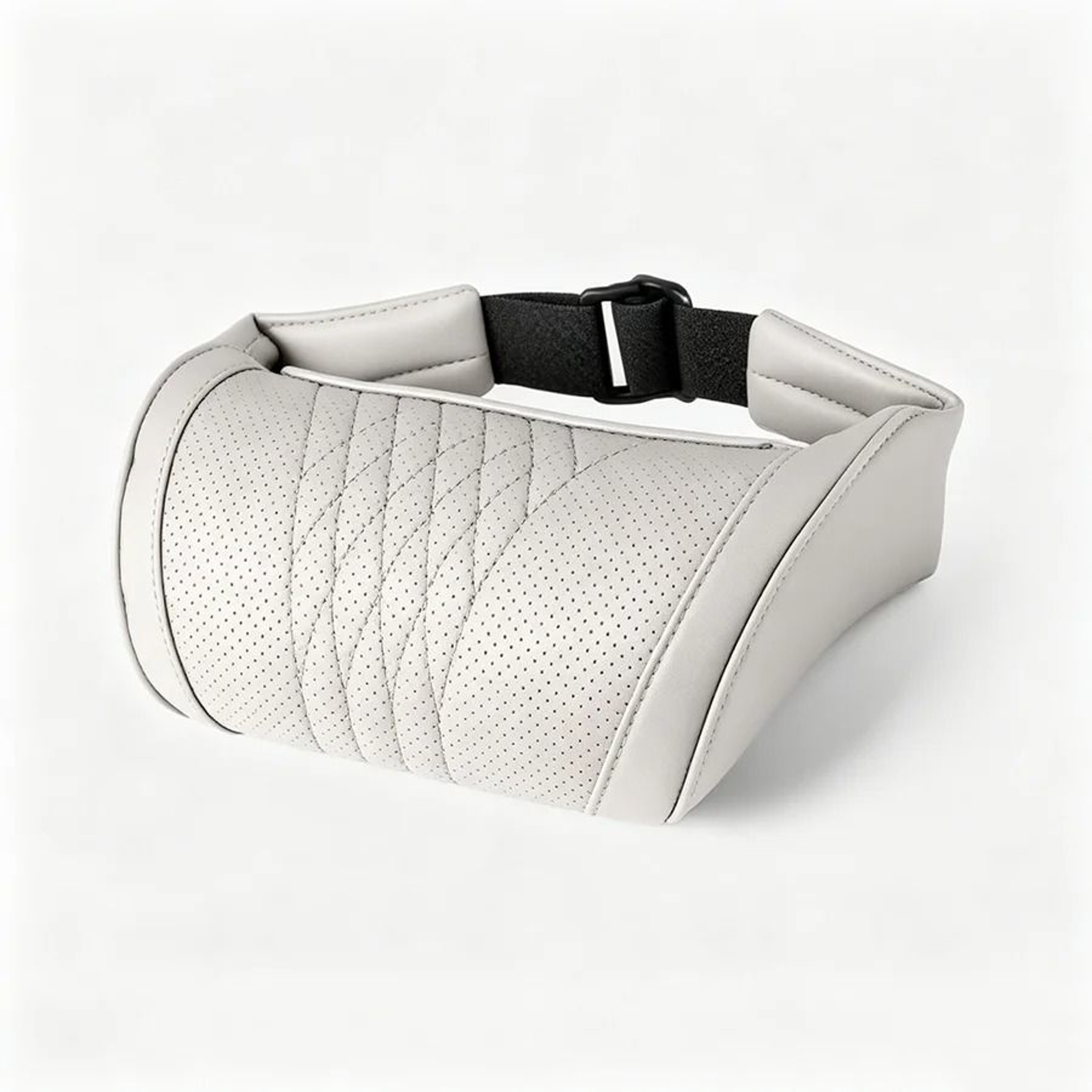 Luxurious Memory Foam Car Headrest Cushion  Ergonomic Leather Neck Pillow For Car Seat 6