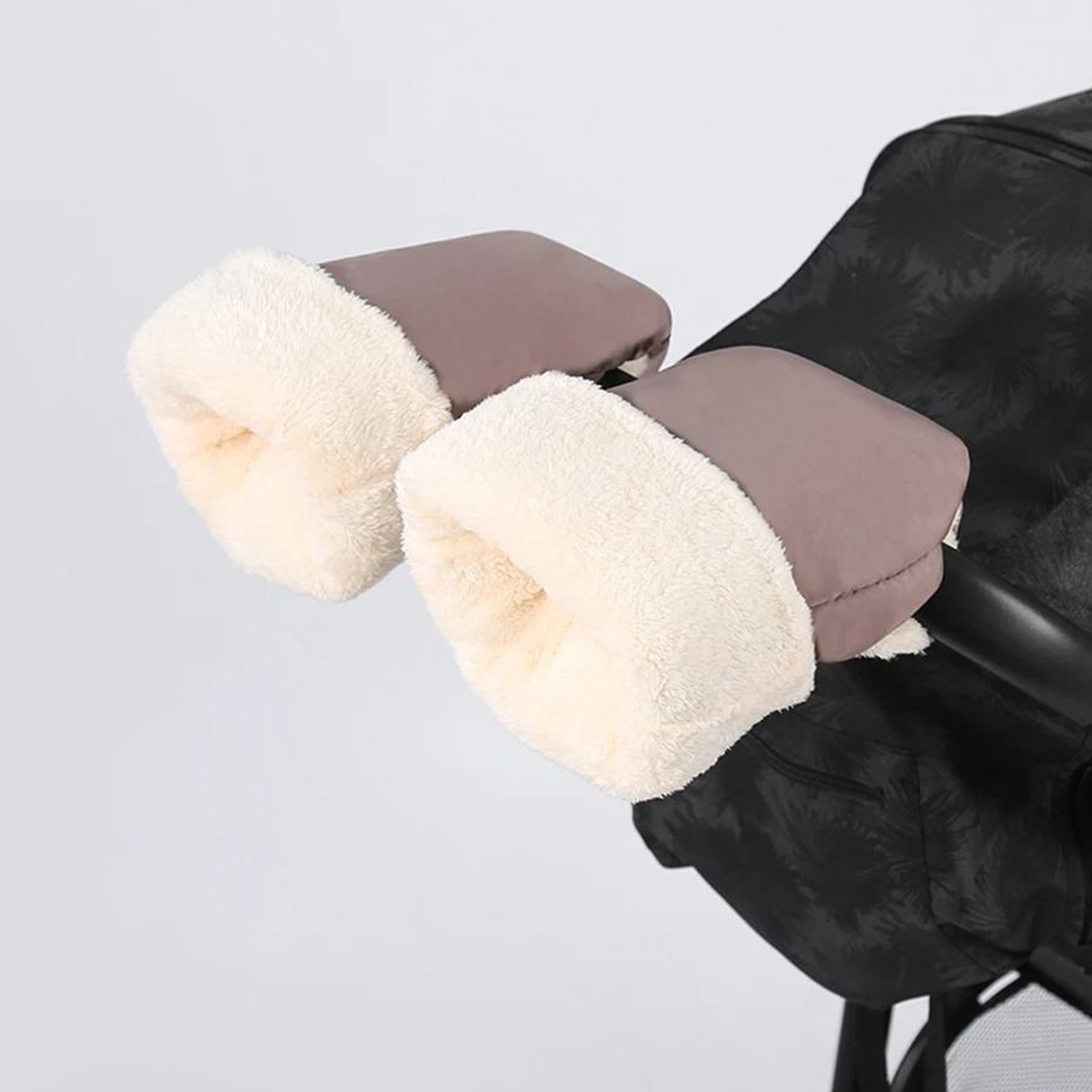 Universal Winter Stroller Gloves  Waterproof  Windproof Thermal Fleece Pram Hand Muffs 8