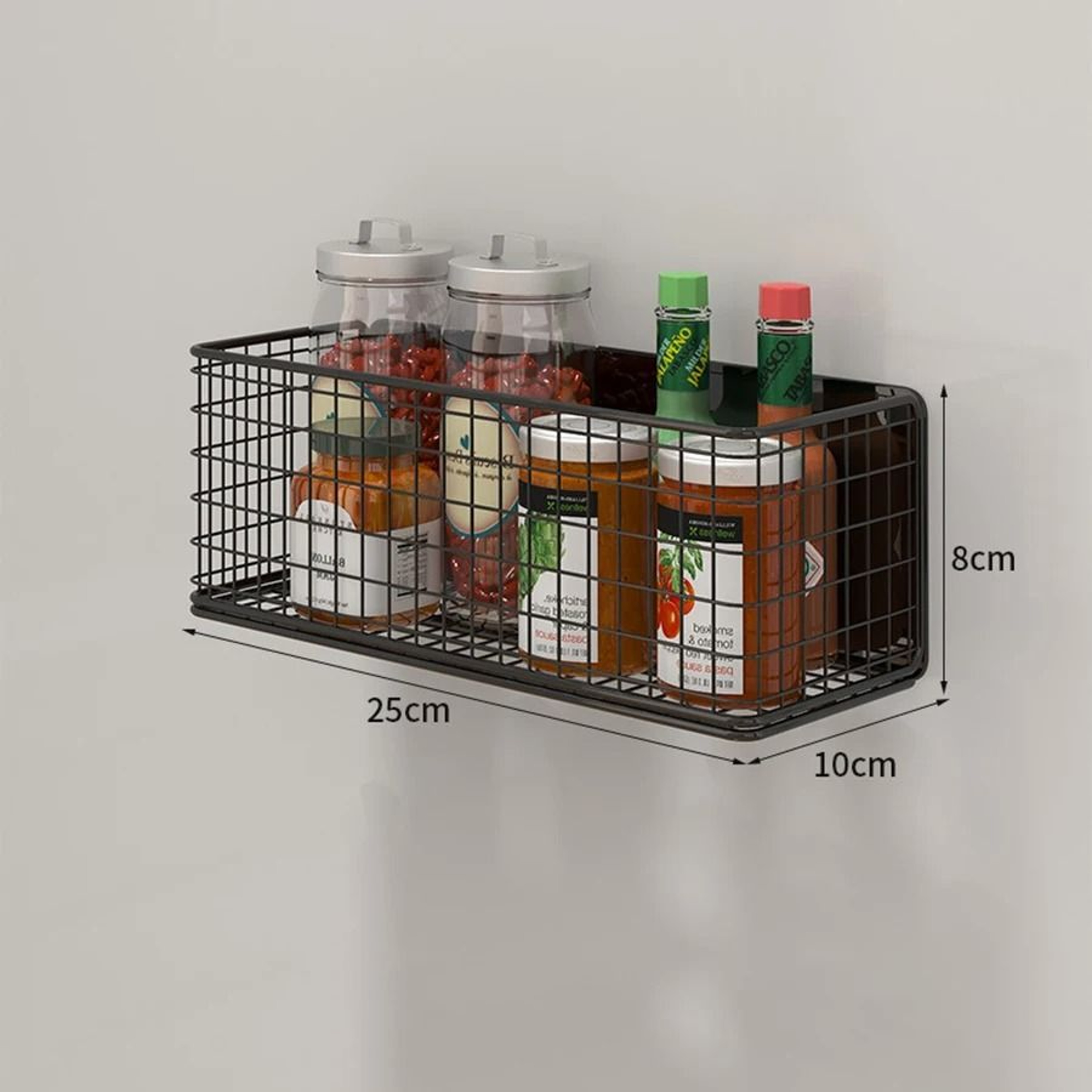 Strong Magnetic Spice Rack  NoDrill Refrigerator  Microwave Storage Organizer 7