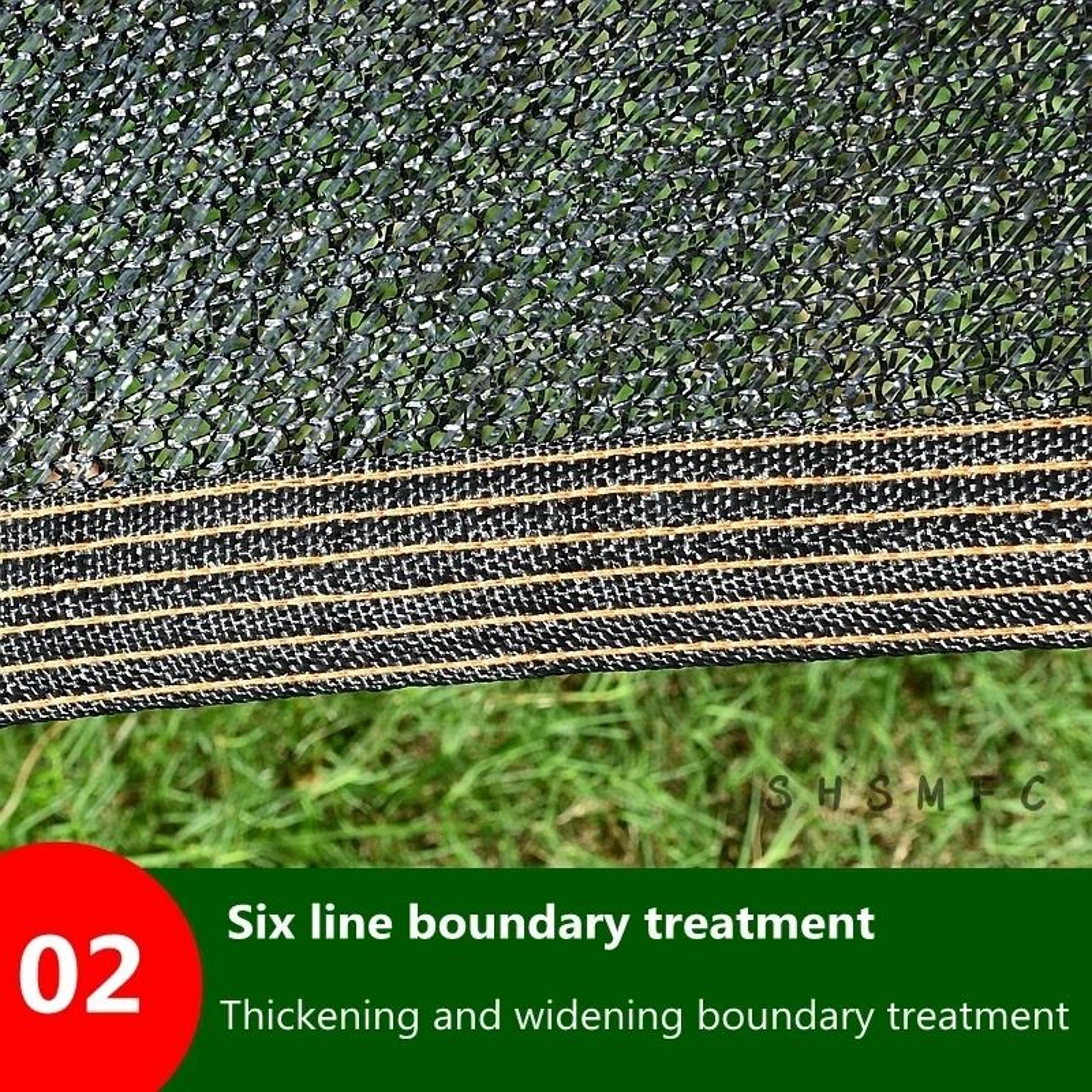 Black Shade Cloth Sunblock Mesh Cover  HighDensity Taped Edge With Grommets For Pergola Greenhouse  2