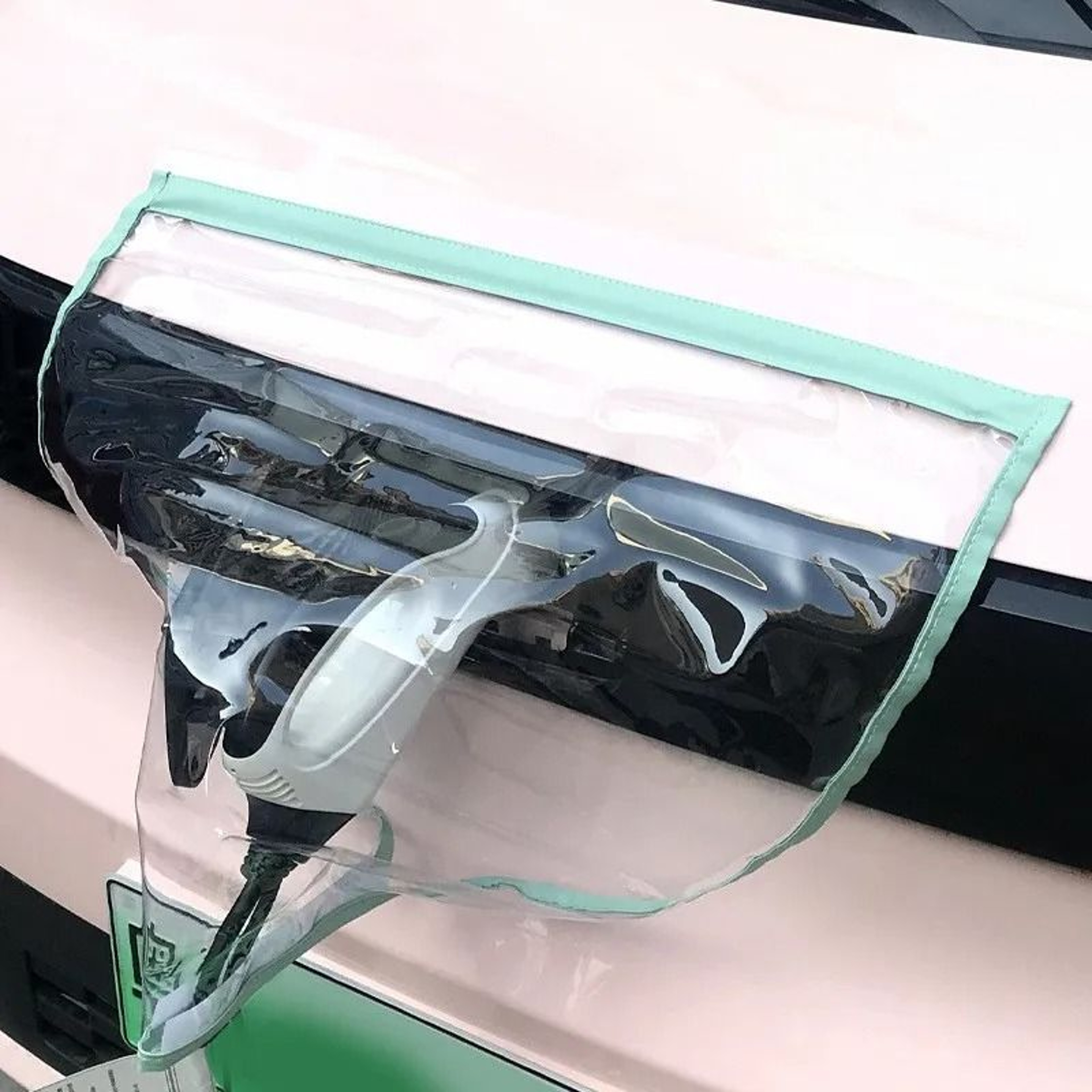 EV Charger Port Rainproof  Dustproof Cover For Tesla Model 3  Model Y  Outdoor Charger Plug Protect 6