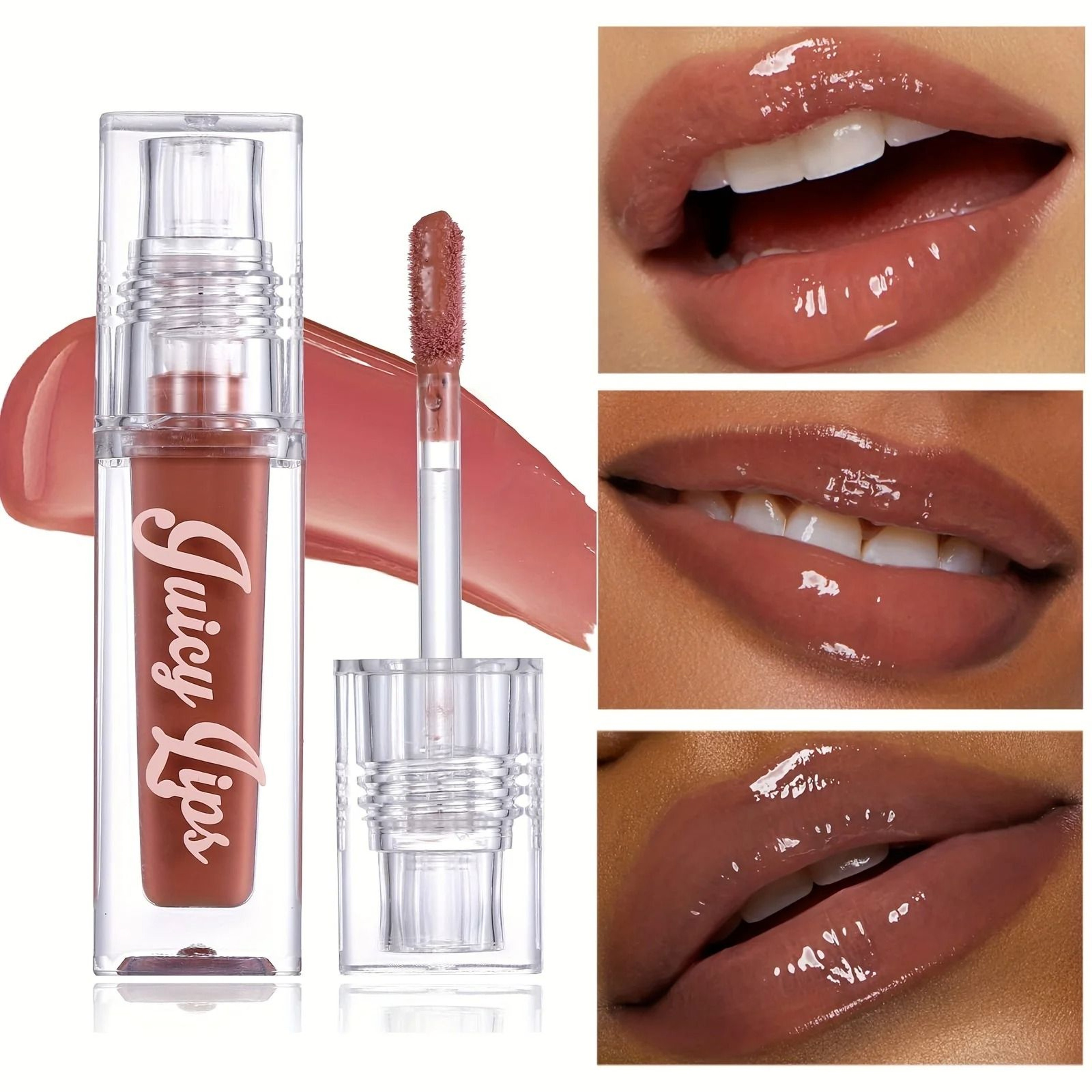 Hydrating Crystal Lip Oil  Plumping  Moisturizing Gloss Tint For Dry Lips 0