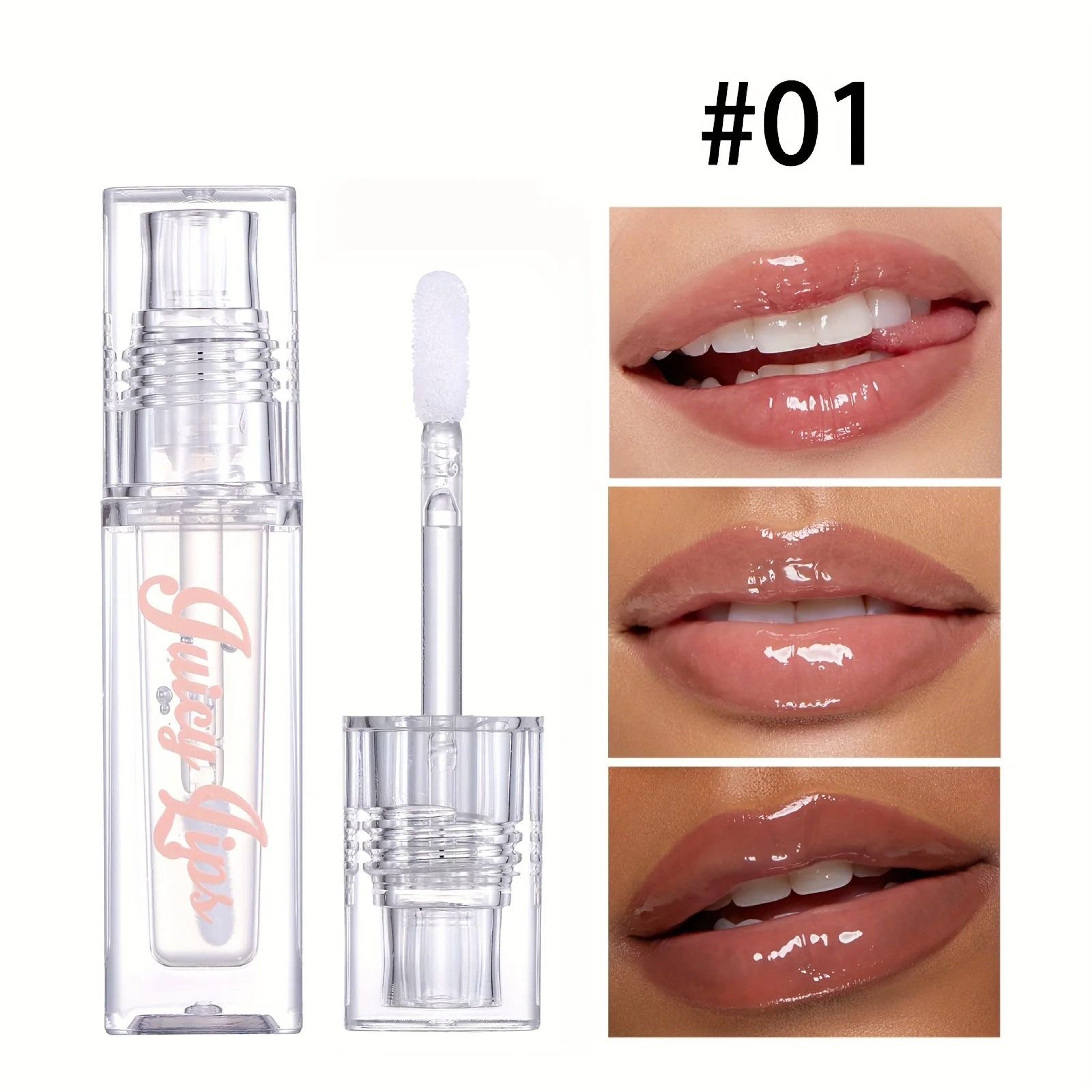 Hydrating Crystal Lip Oil  Plumping  Moisturizing Gloss Tint For Dry Lips 6