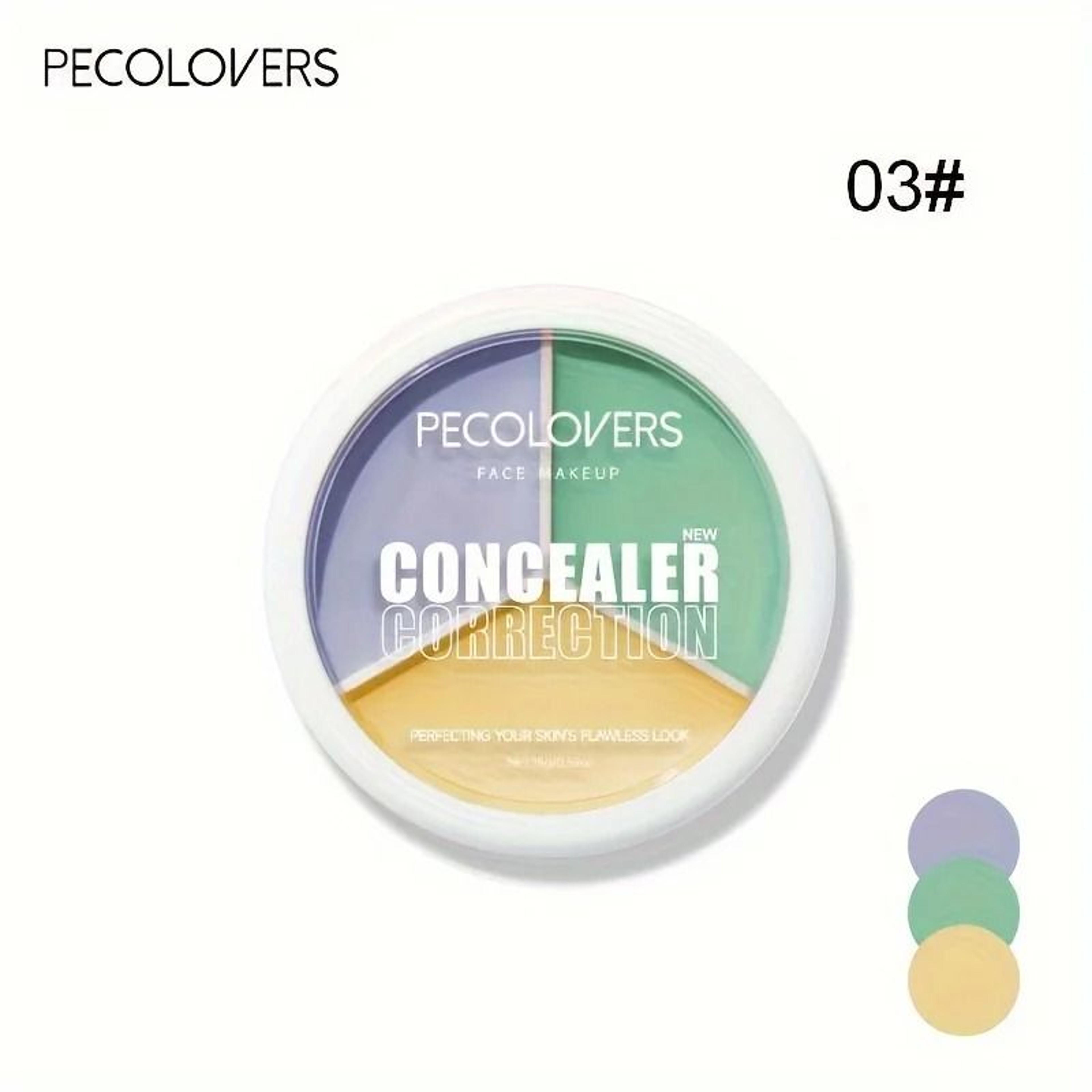Waterproof Cream Concealer Palette  Full Coverage Spot Acne Mark  Dark Circle Cover 8