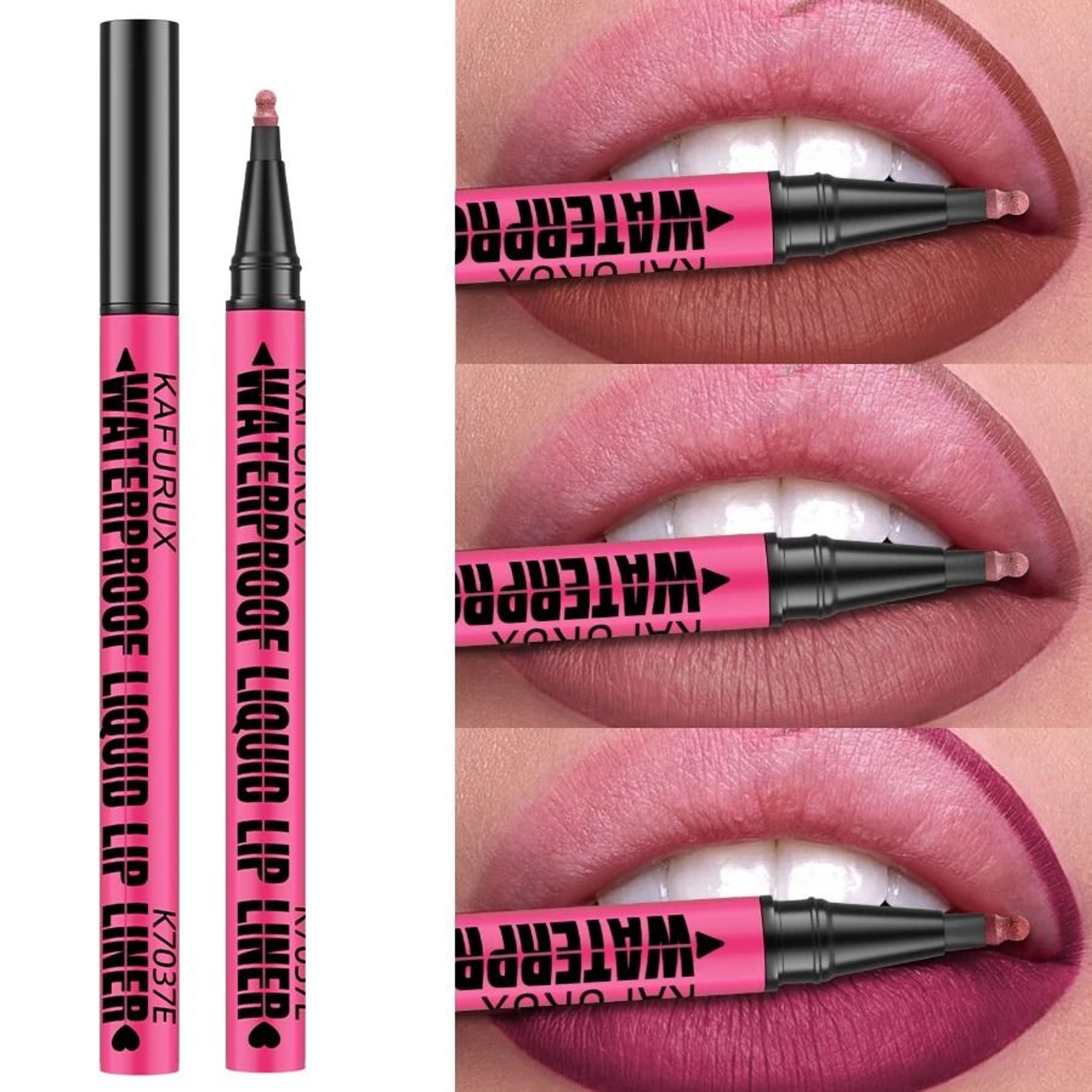12Color Liquid Matte Lip Liner Pencil  Waterproof Plumping Lip Stain  Contour Pen 1