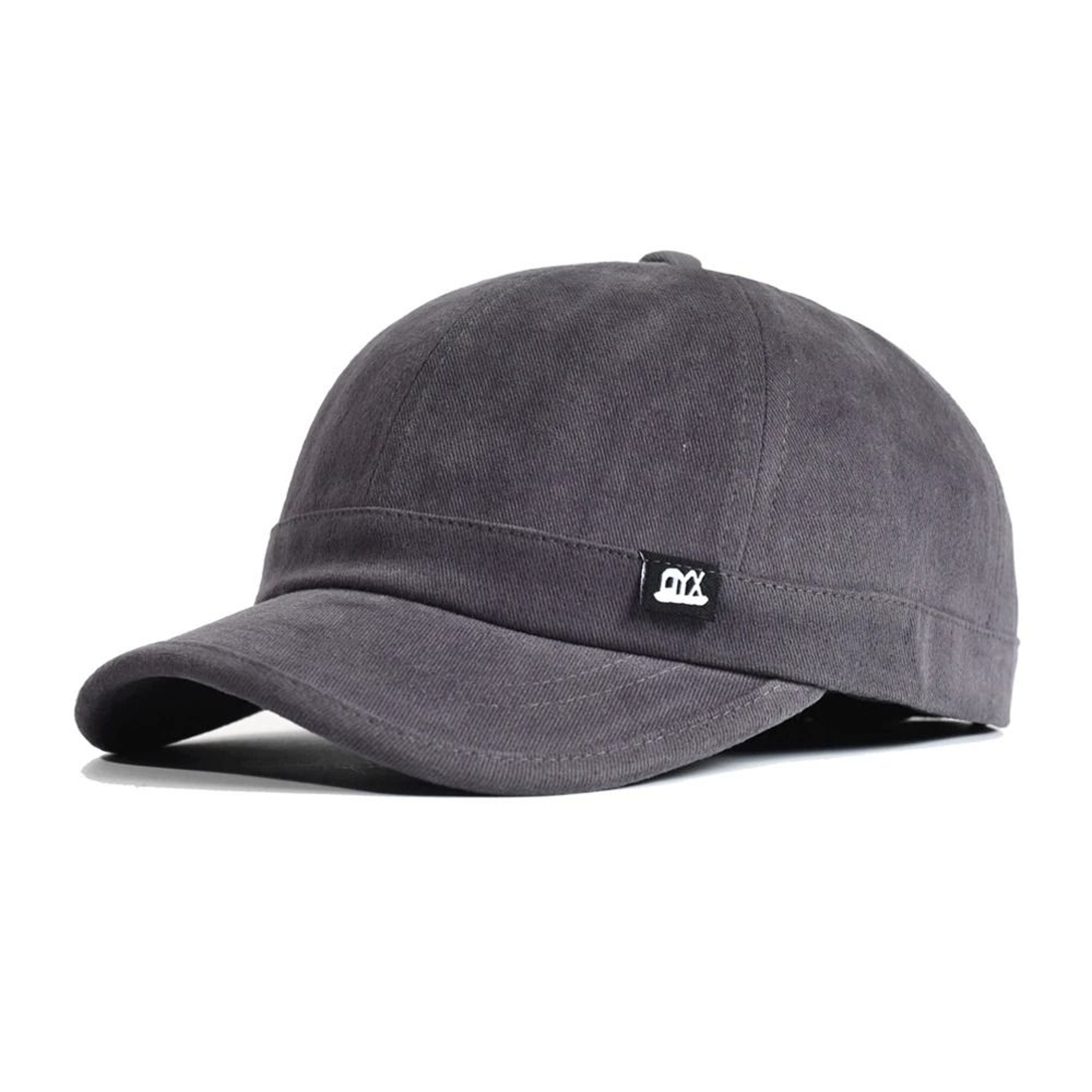 Vintage Short Brim Cotton Baseball Cap  Adjustable Low Profile Dad Hat For Men  Women 9