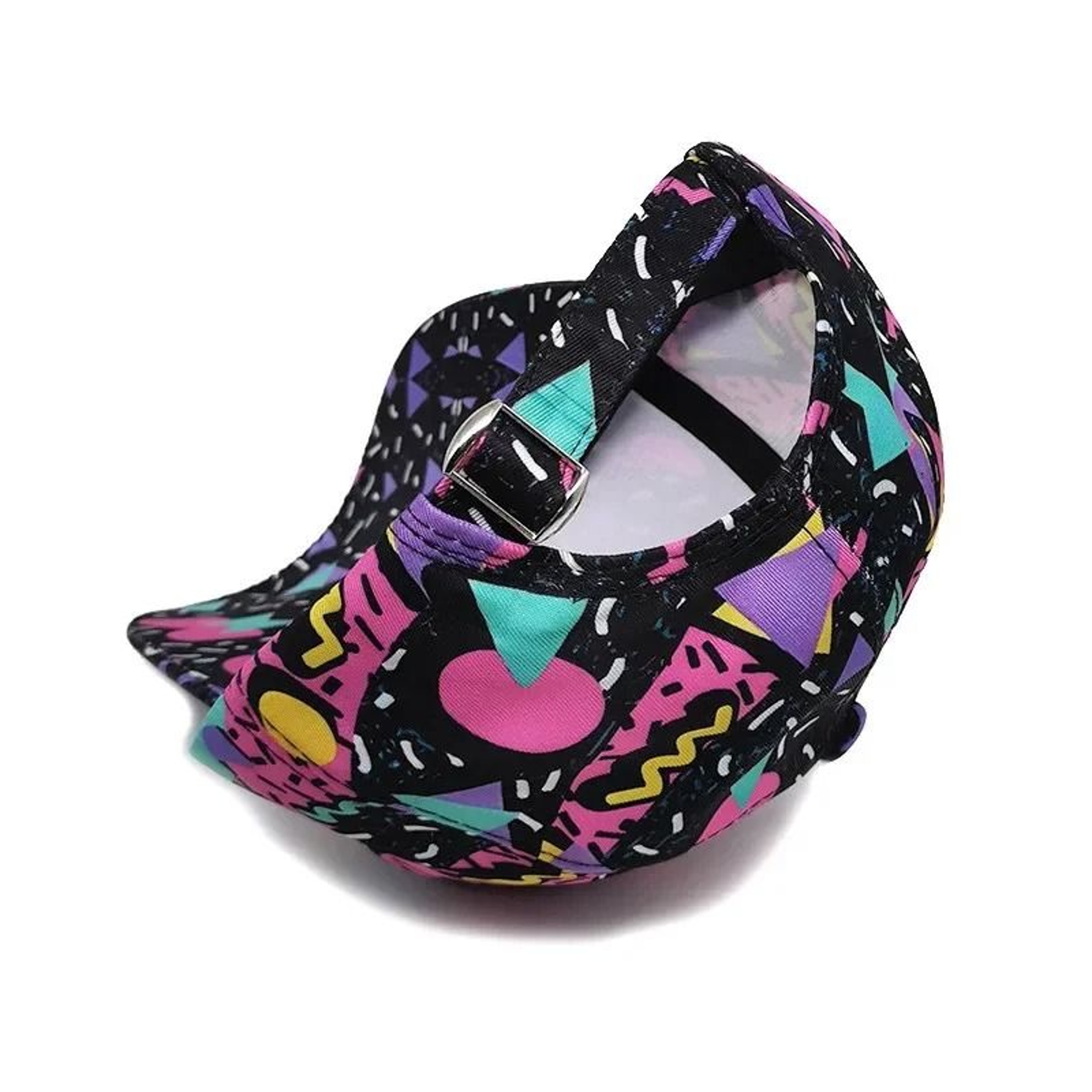 Spring Graffiti Print Polyester Baseball Cap  Unisex Urban Snapback  Outdoor Sun Hat 5660cm 5