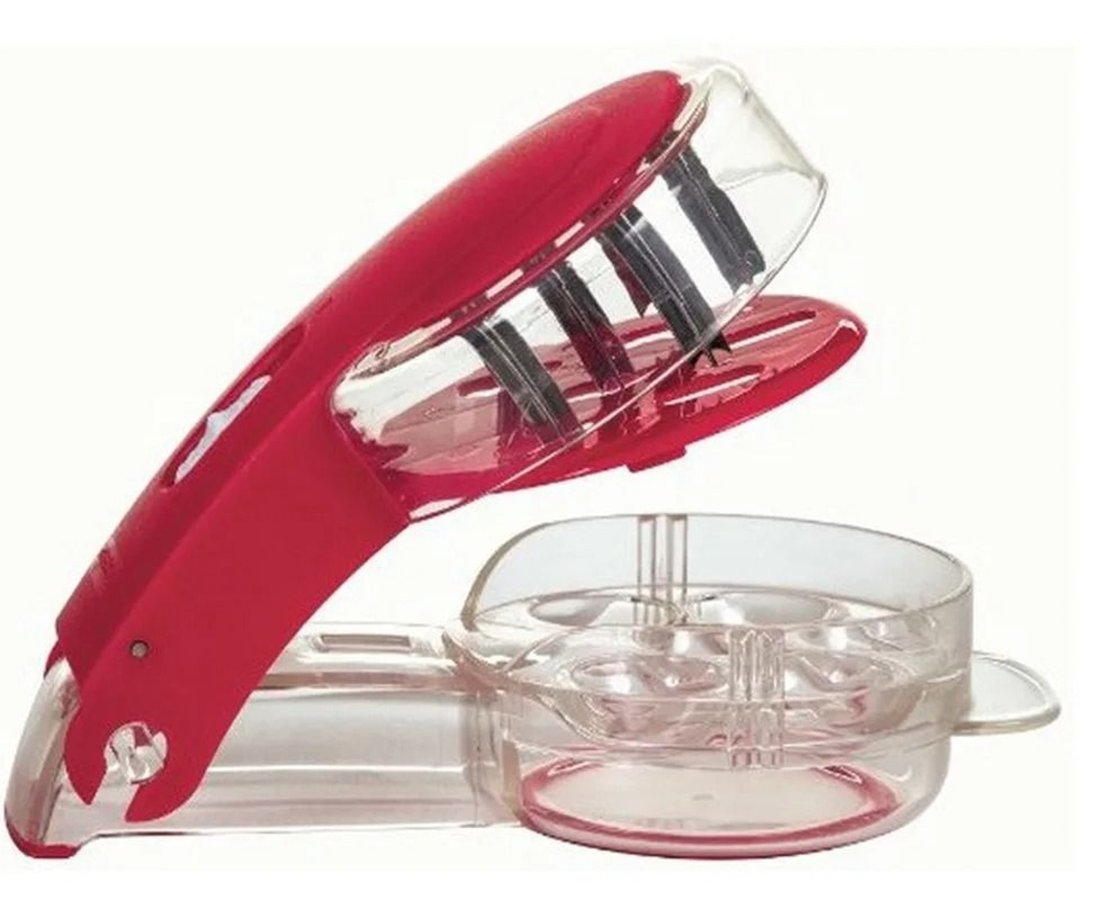 6Hole Cherry Corer With Pit Container  MultiCherry Seed Remover  Kitchen Fruit Pitter Tool 1