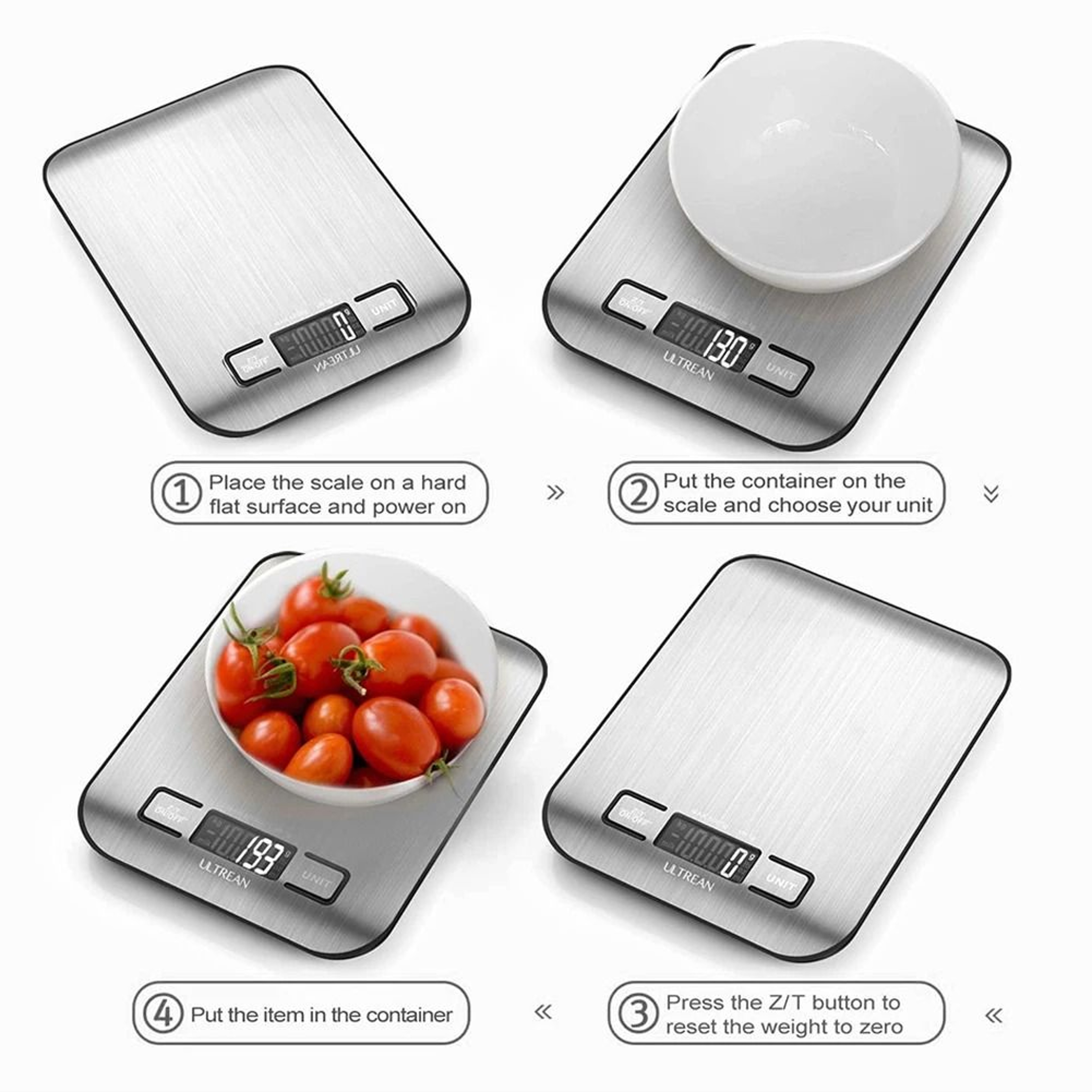 Digital Kitchen Food Scale 10kg1g  HighPrecision Precision Electronic Baking Scale With USB Chargin 5