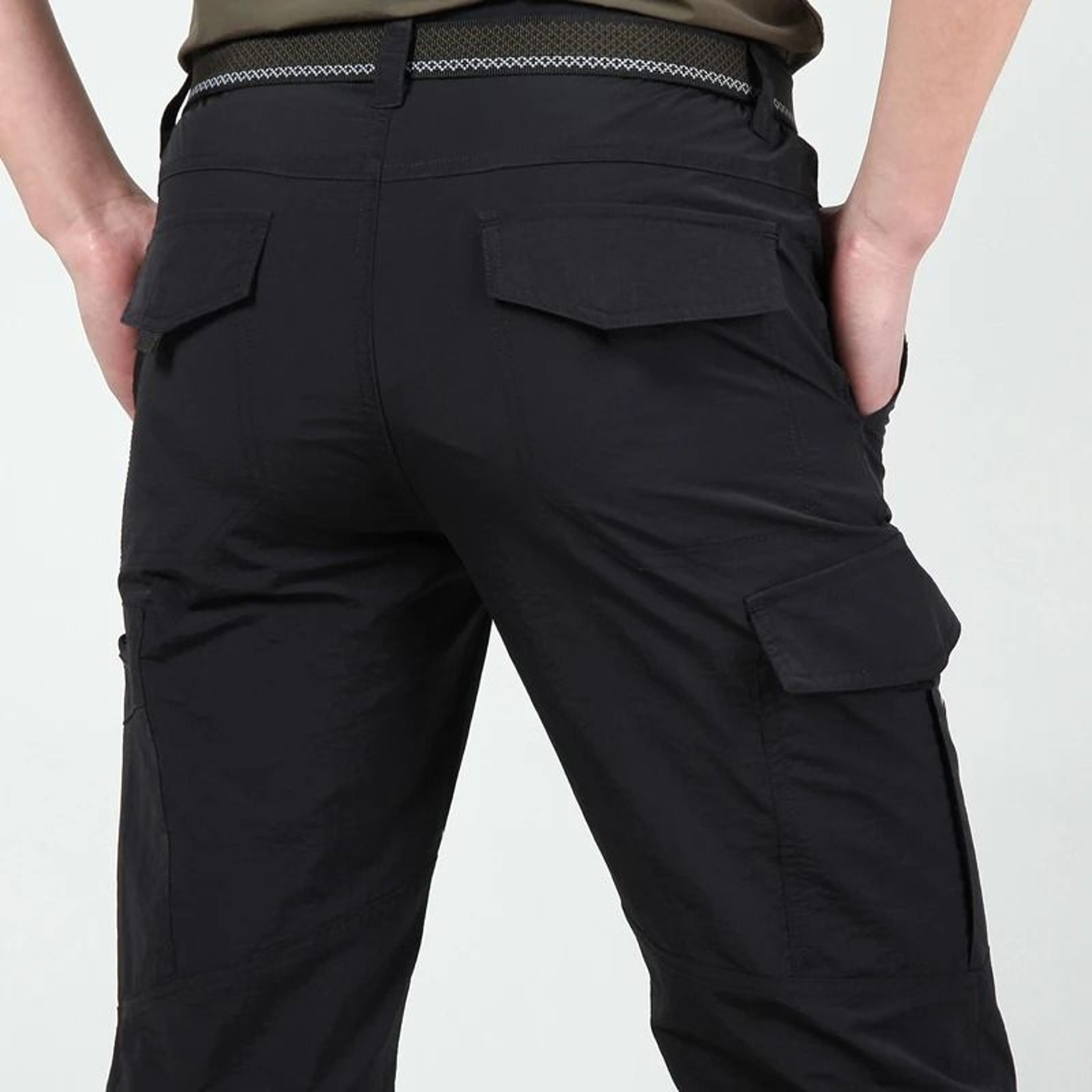 Mens Summer Lightweight Tactical Cargo Pants  Waterproof  WearResistant Outdoor Hiking Trousers 7