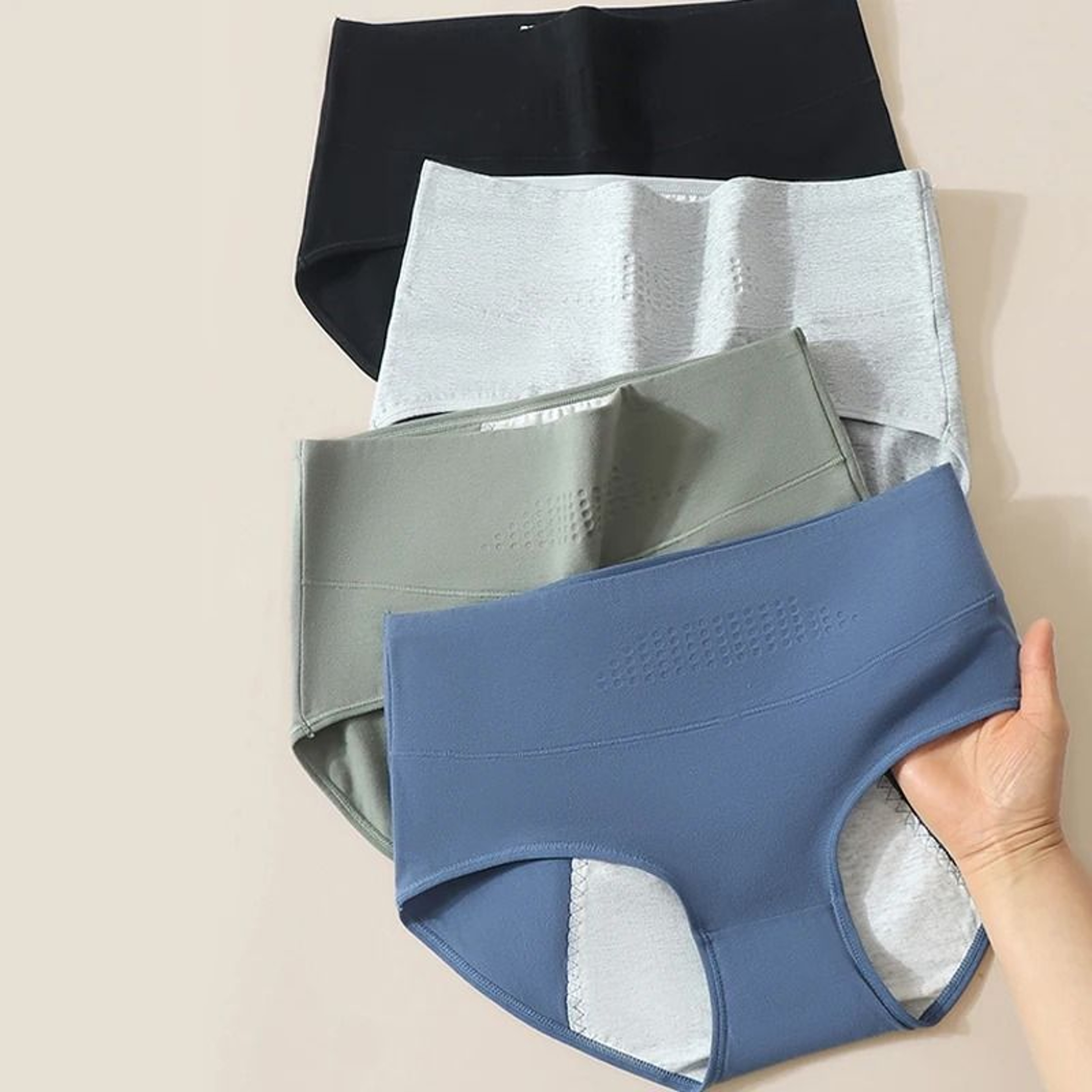 High Waist LeakProof Menstrual Period Panties  Widened Protective Area Cotton Plus Size Physiologic 0