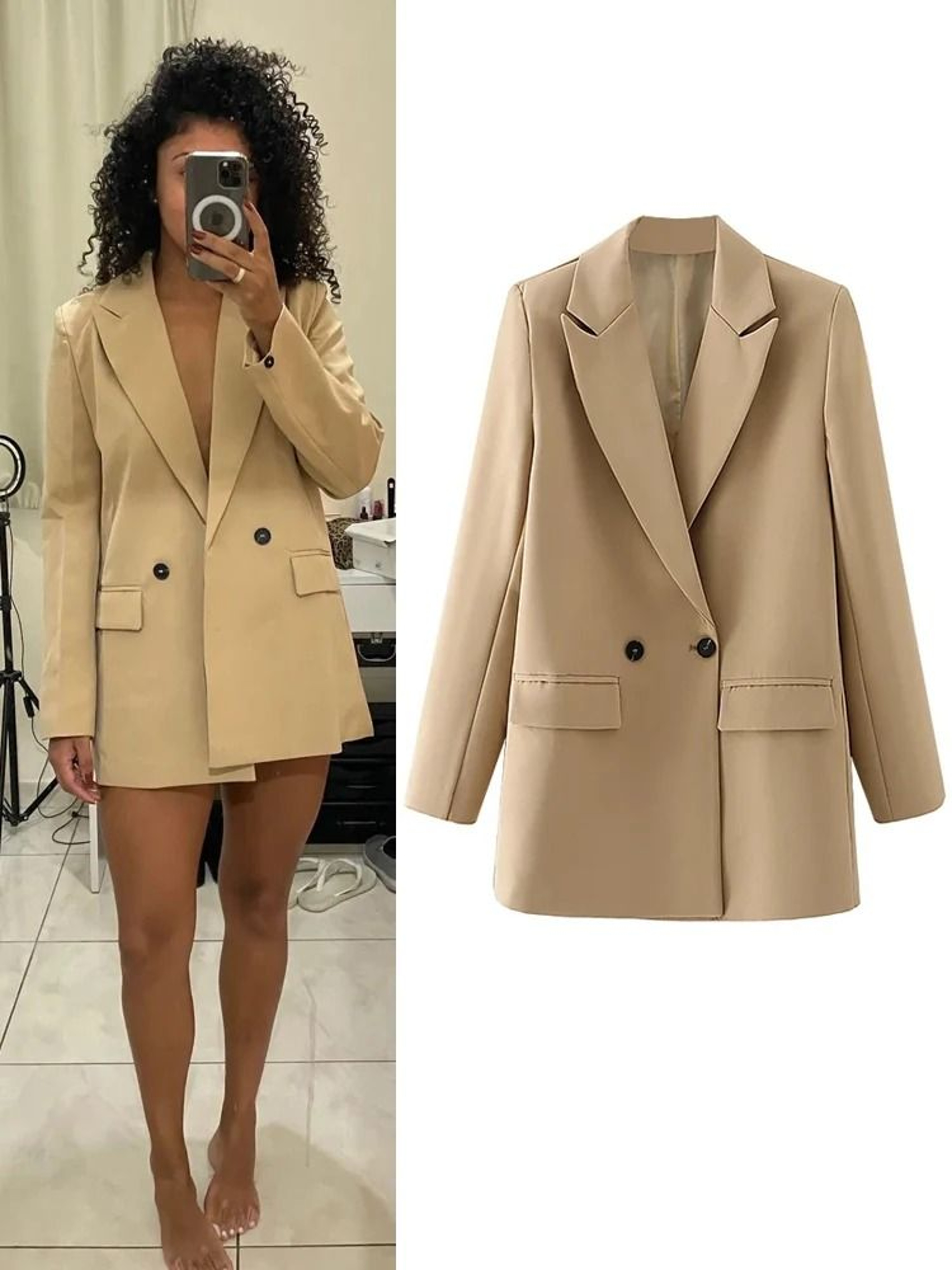 HXAO Womens Tailored Office Blazer  Fashion Long Sleeve Suit Coat Outerwear 0
