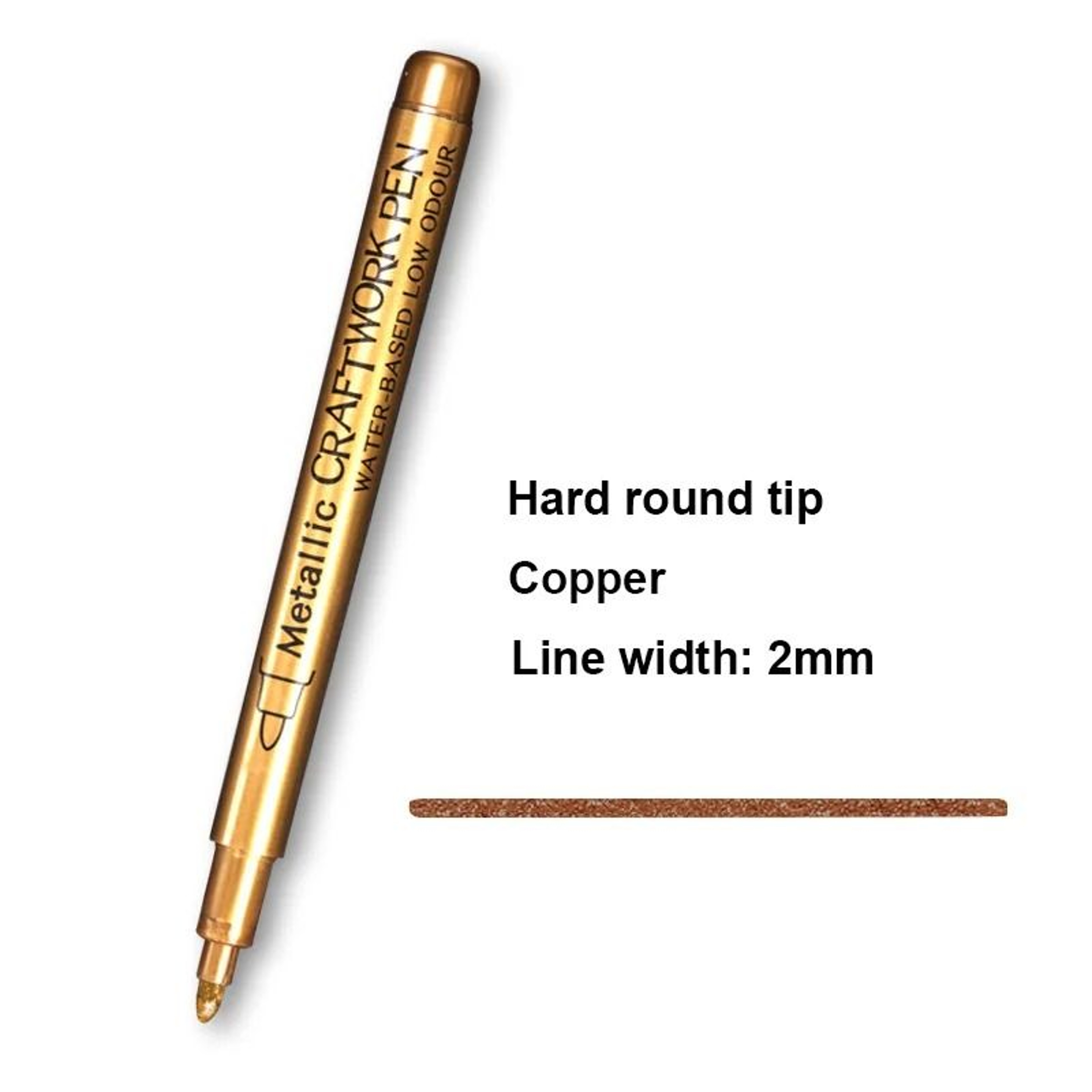 Gold  Silver Brush Metallic Marker Pens  Permanent Art Markers For Manga Scrapbooking  Crafts 16