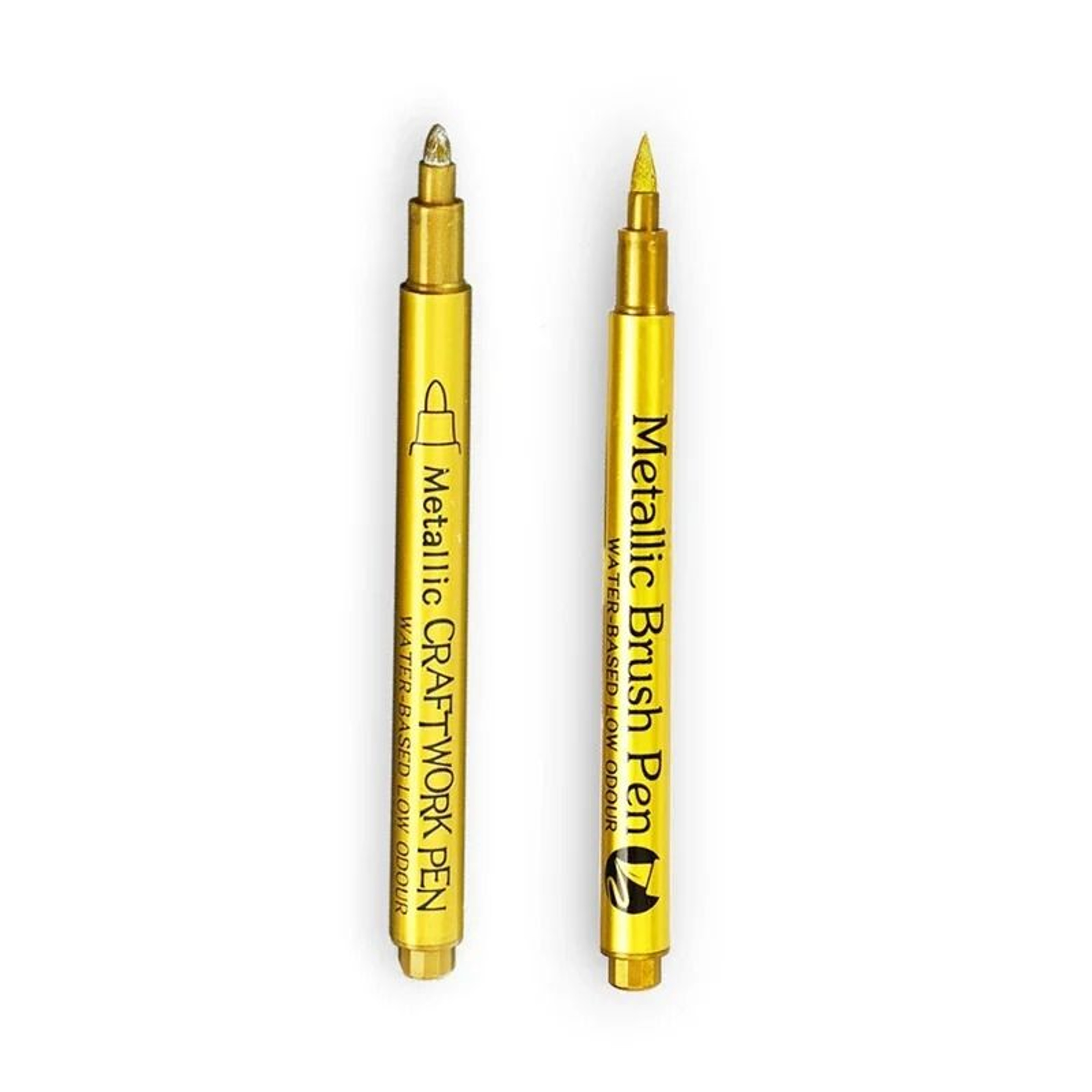 Gold  Silver Brush Metallic Marker Pens  Permanent Art Markers For Manga Scrapbooking  Crafts 15