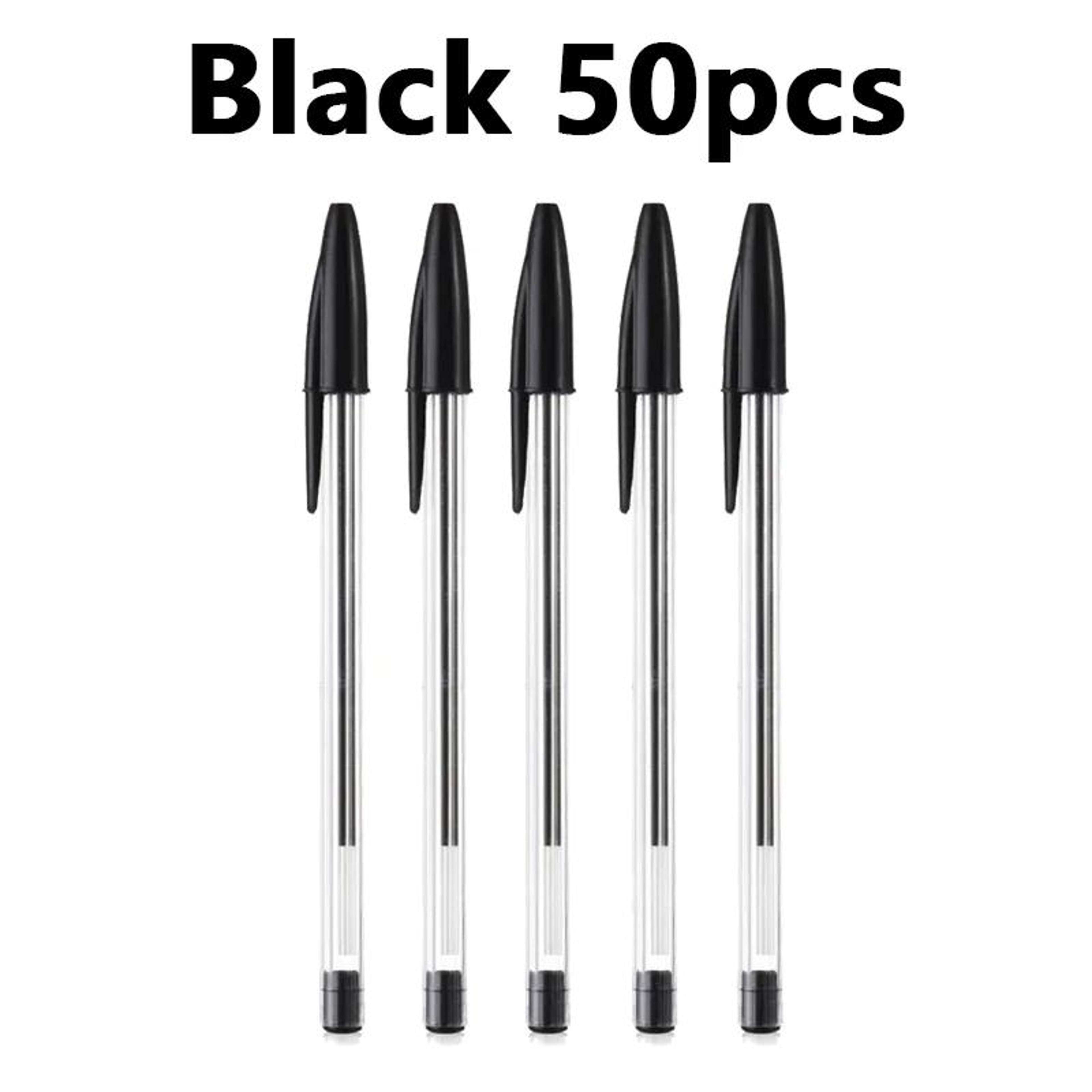 50100Pack 10mm Blue  Black Ballpoint Pens  Smooth Writing Plastic Ball Point Pens For School  Offic 7