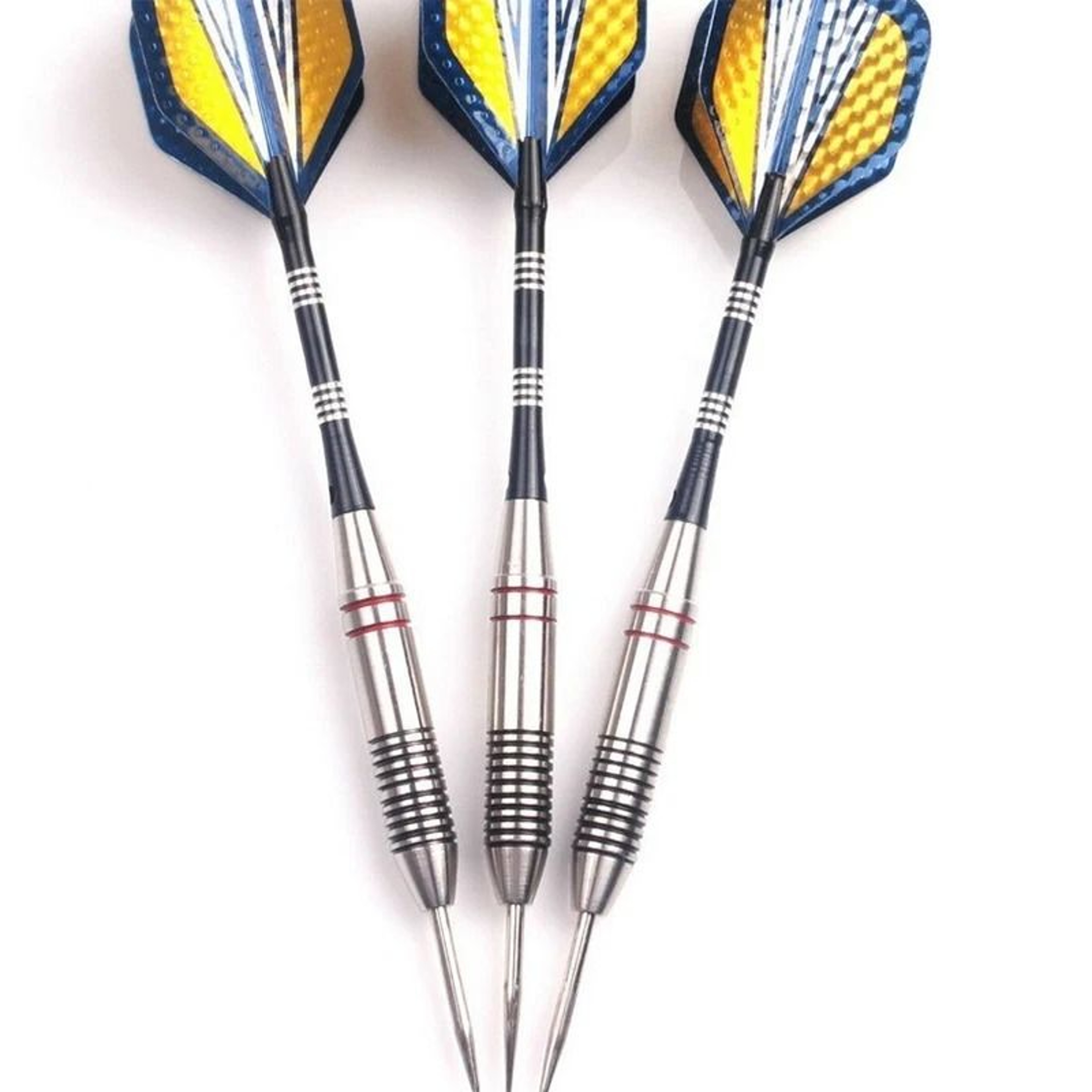 3Piece Professional 24g Steel Tip Dart Set  HighQuality Aluminum Shafts  Precision Flights Set 4
