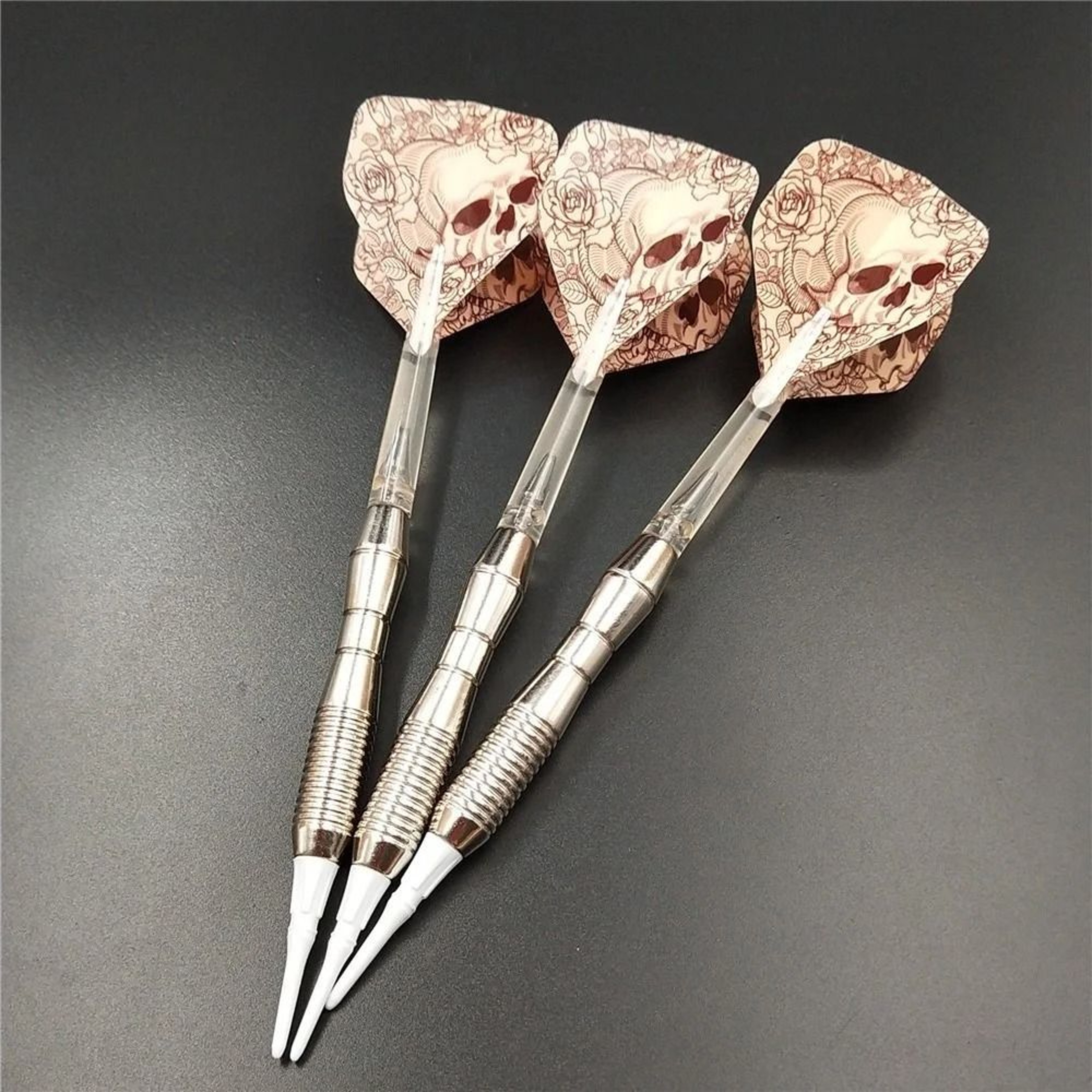 Fox Smiling 3Piece Soft Tip Electronic Dart Set  17g  146mm Darts With Durable Nylon Shafts 0