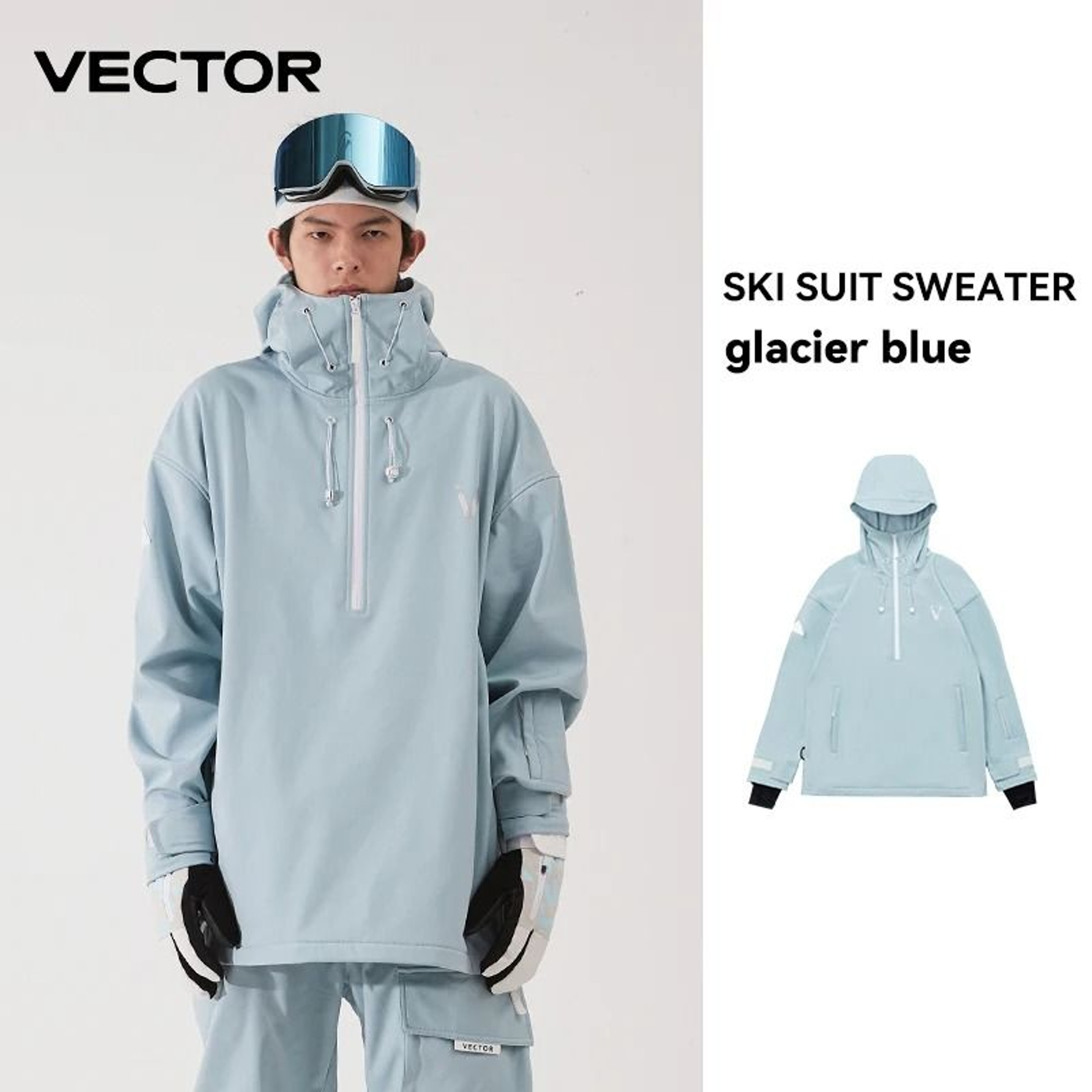 Unisex Waterproof Winter Ski Jacket  Pants Set  Windproof Thermal Snowboard Overalls  Hooded Outdoo 6