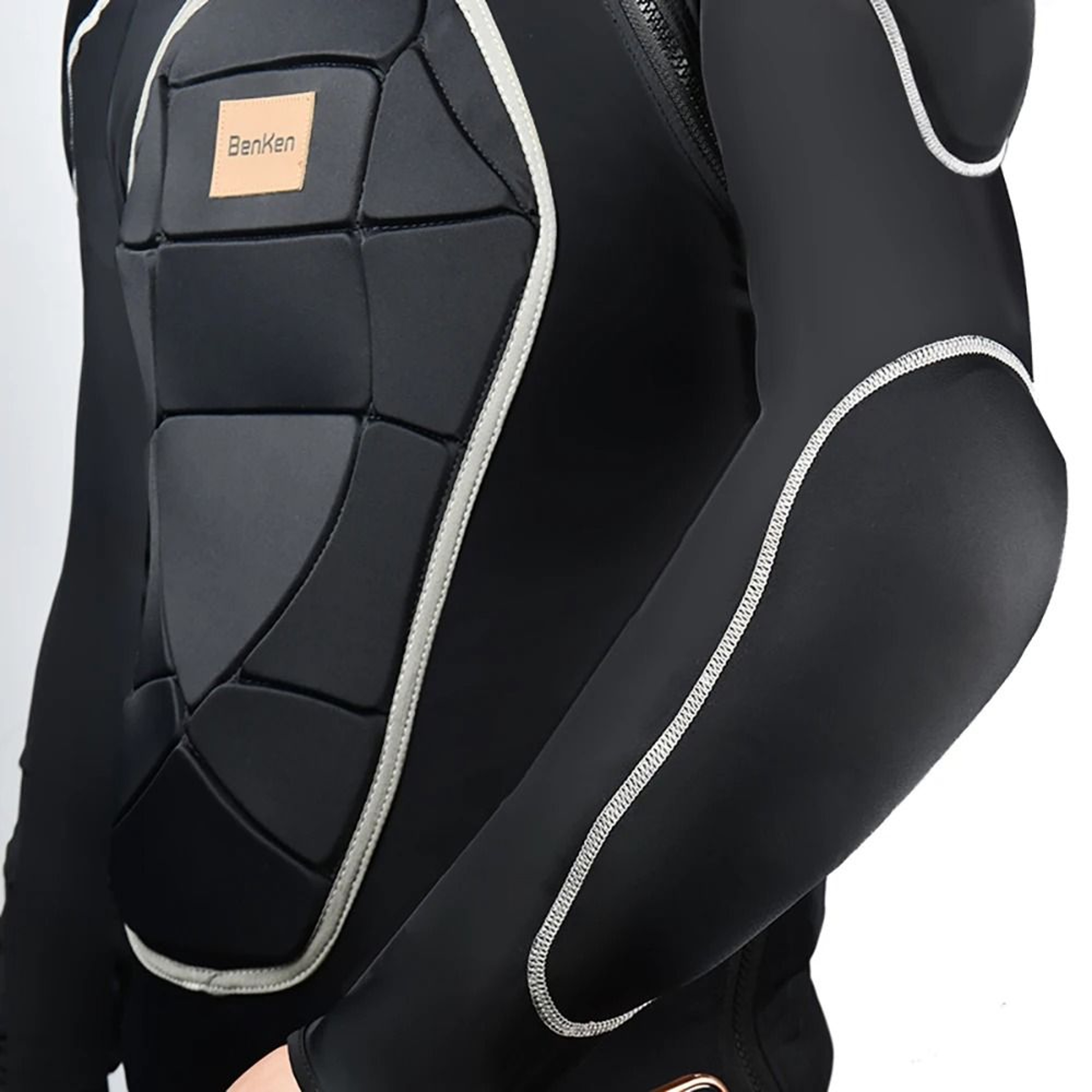 Unisex Winter Skiing  Motorcycle Protective Body Armor Suit  Thermal Back  Chest Guard Thermal Unde 4