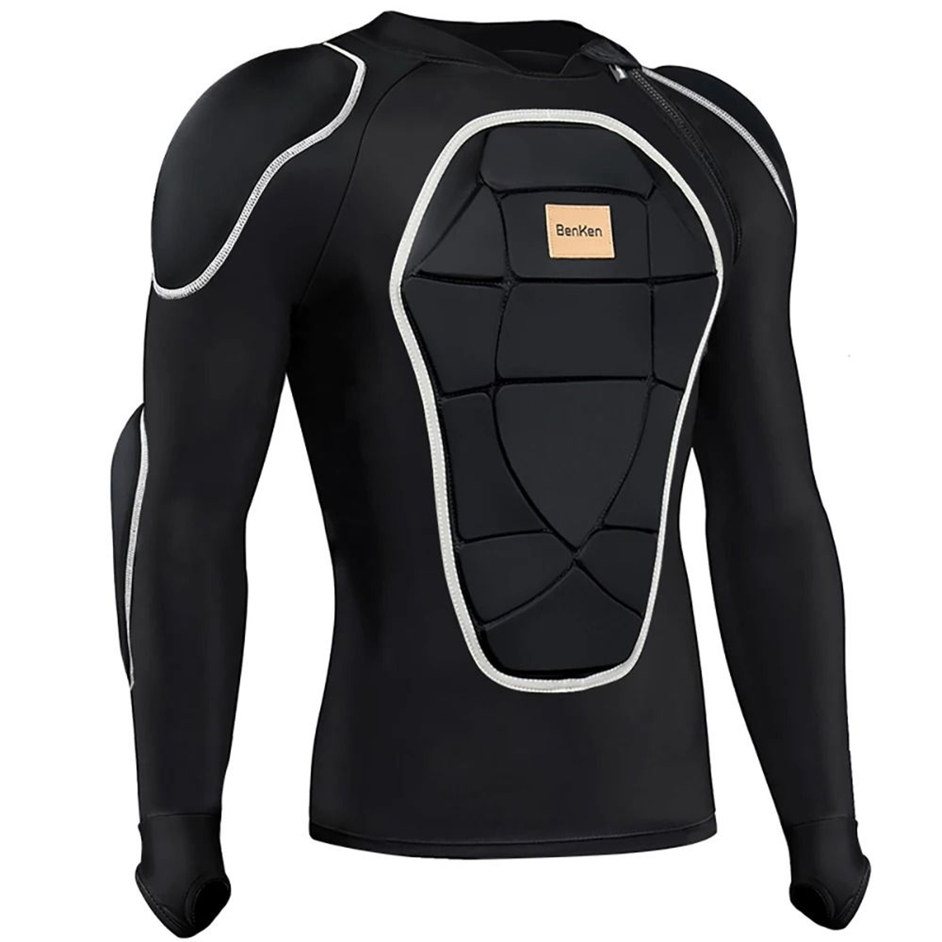 Unisex Winter Skiing  Motorcycle Protective Body Armor Suit  Thermal Back  Chest Guard Thermal Unde 0