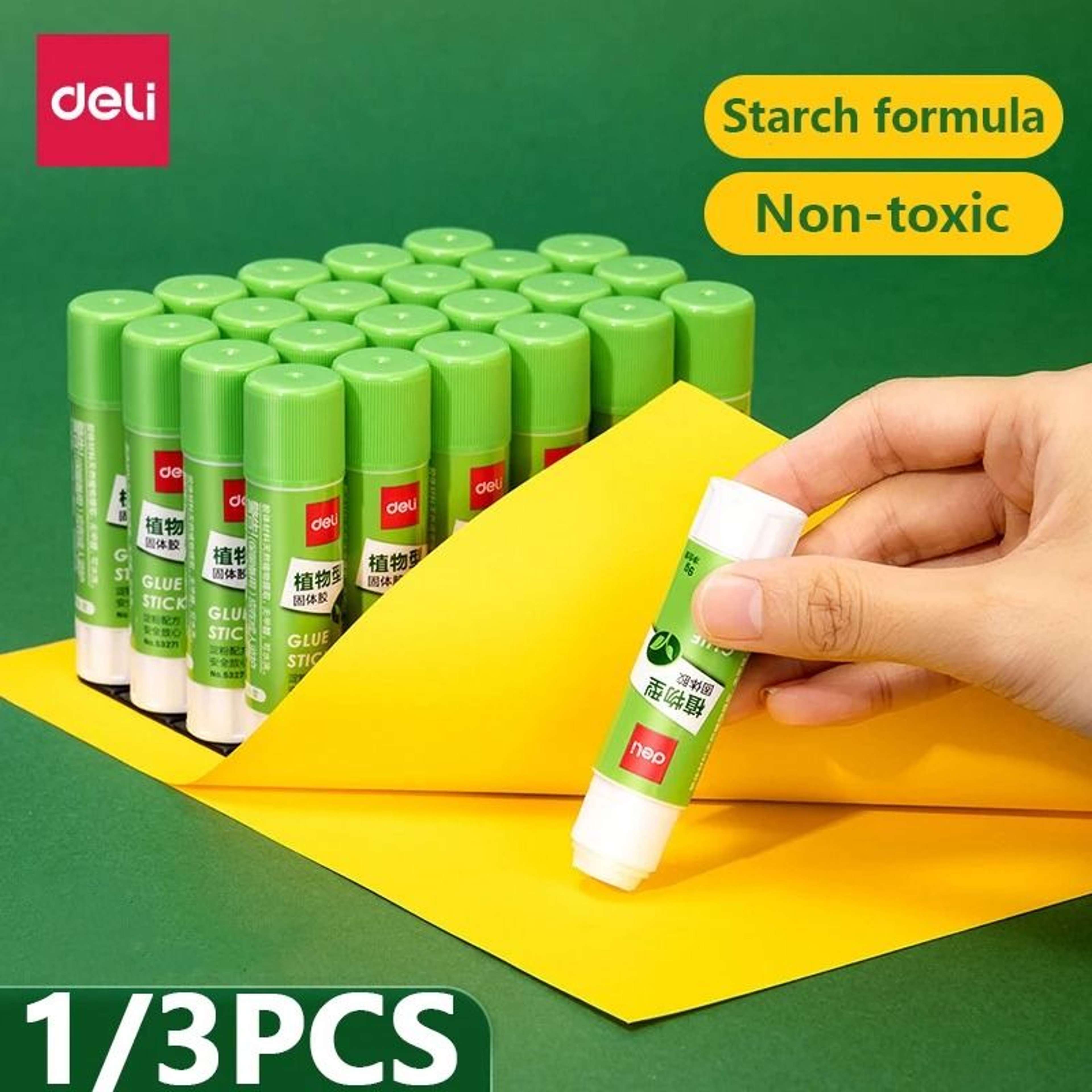 Deli Extra Strong NonToxic Glue Stick  9g  21g Rapid Drying Adhesive For Handcrafts School  Office 0