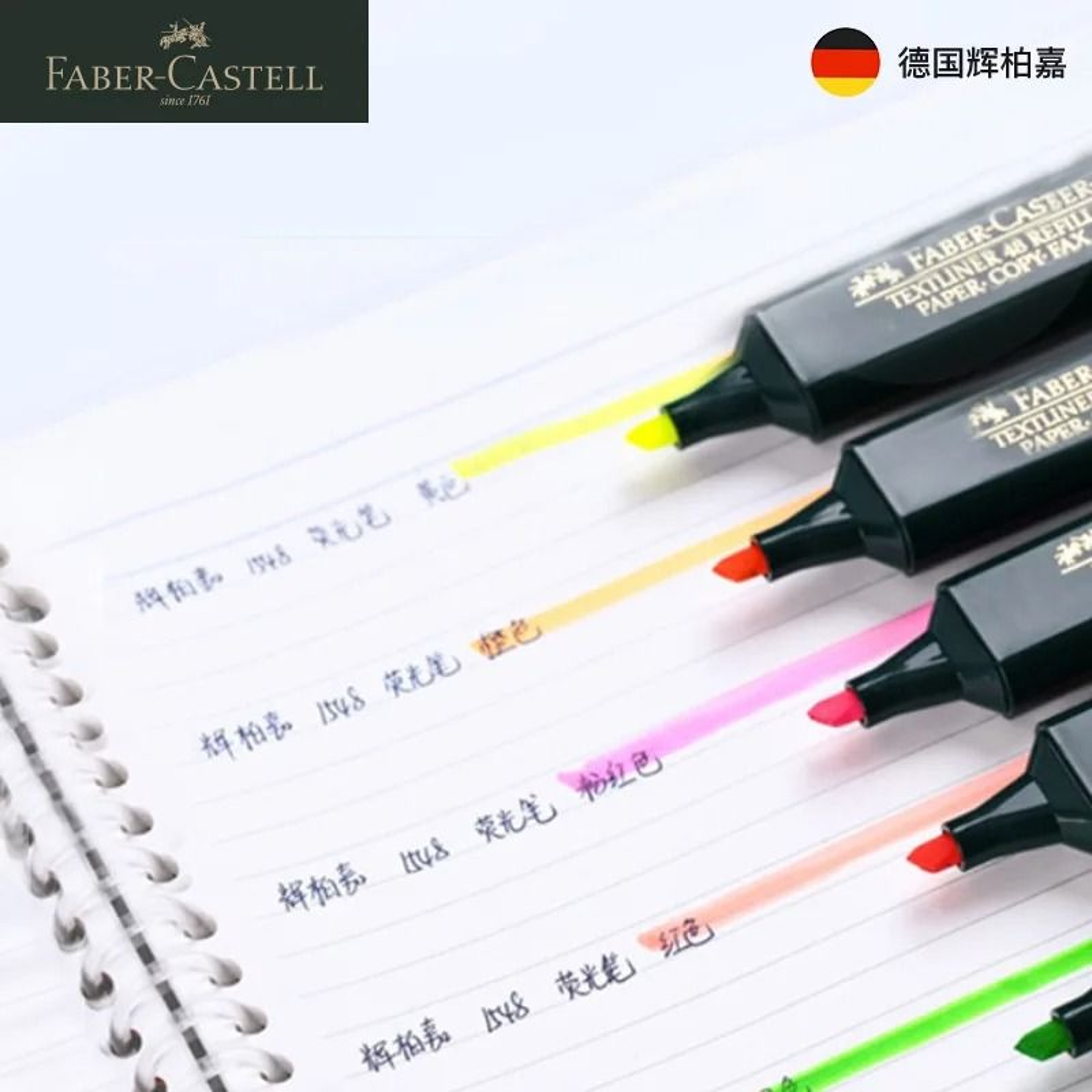 FaberCastell Fluorescent Textliner Highlighter Pen 4