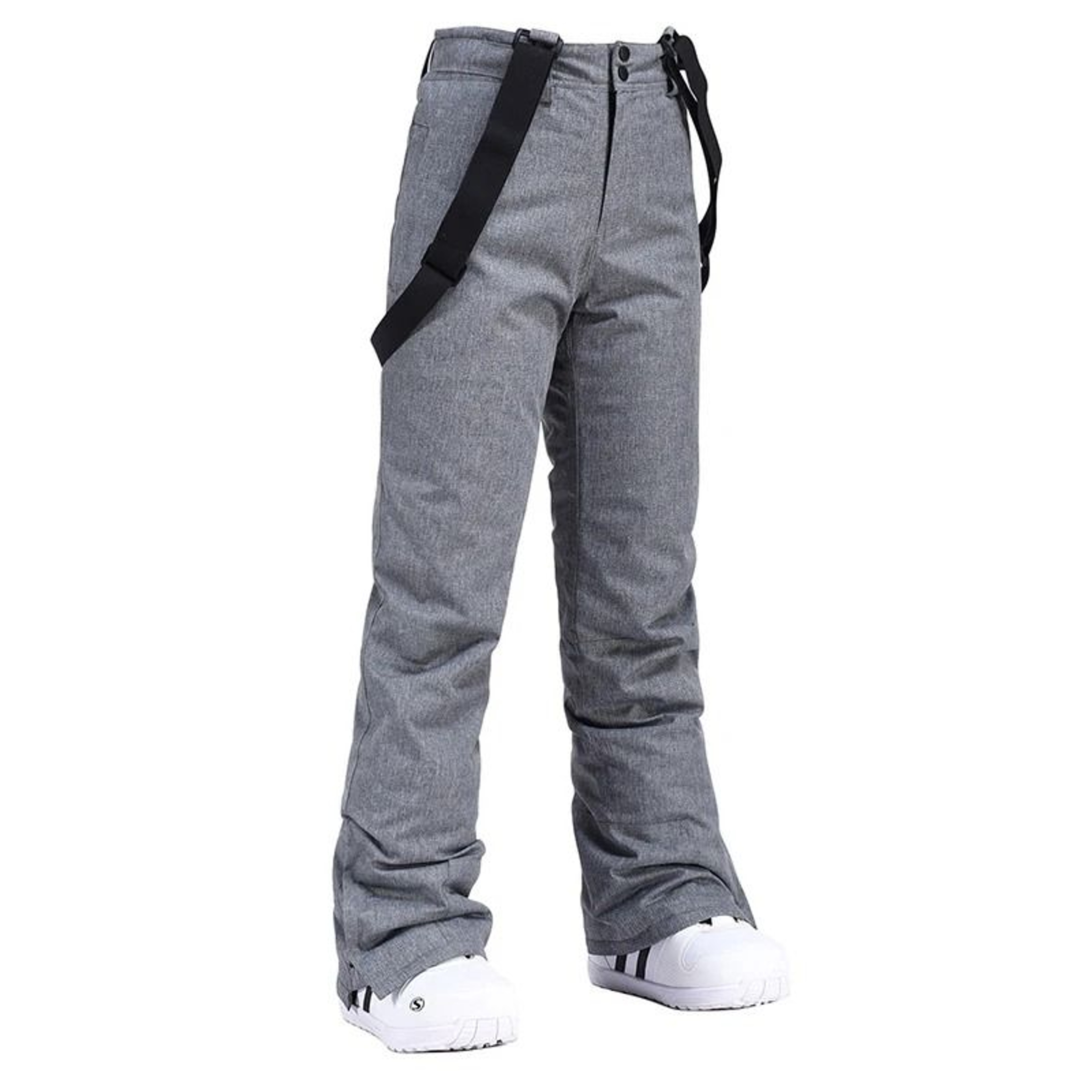 Unisex Winter Thick Warm Skiing Pants  Waterproof Windproof Suspender Snowboard Trousers 3