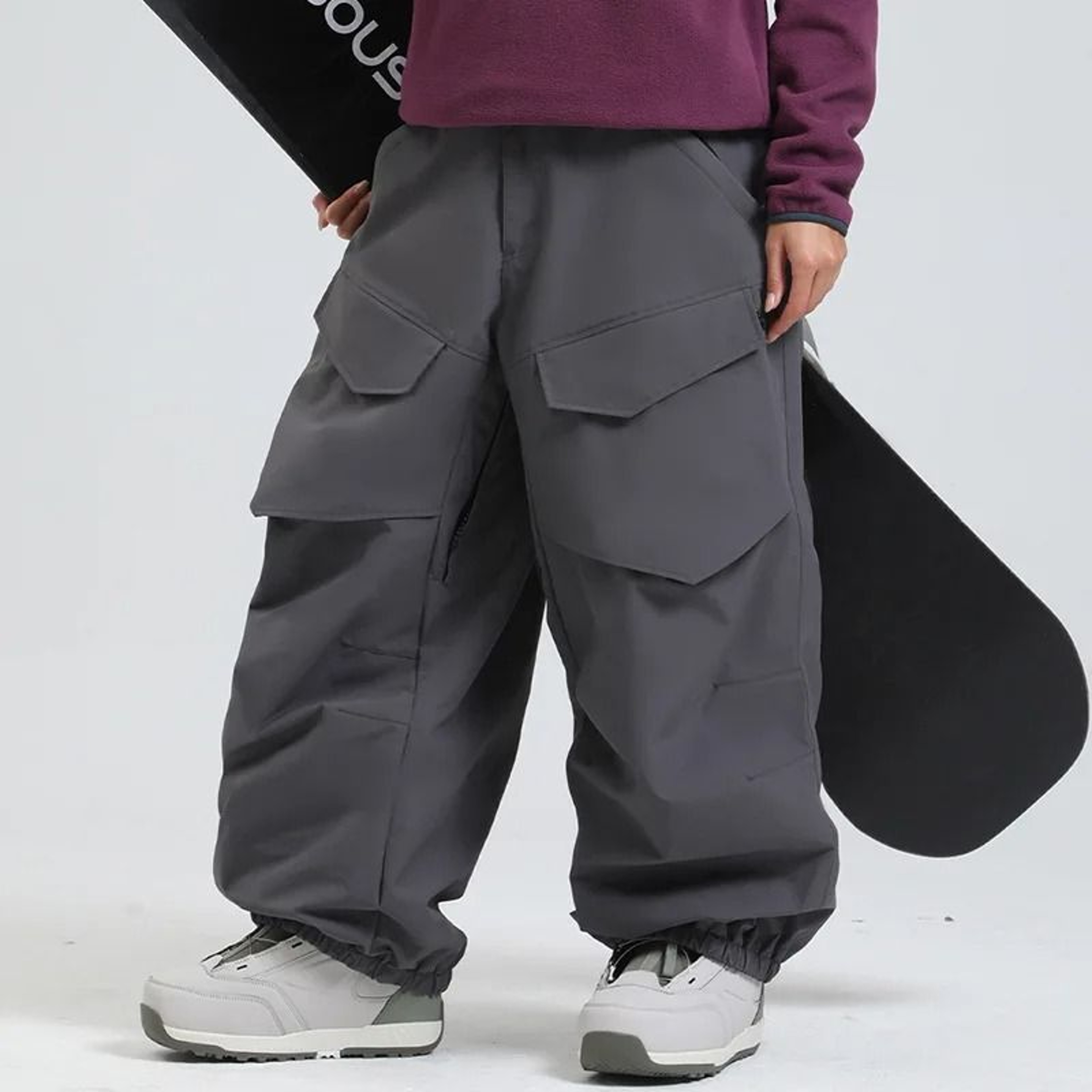 GSOU SNOW Thermal Snowboarding Overalls  Ski Pants  Waterproof Mountain Trousers 4