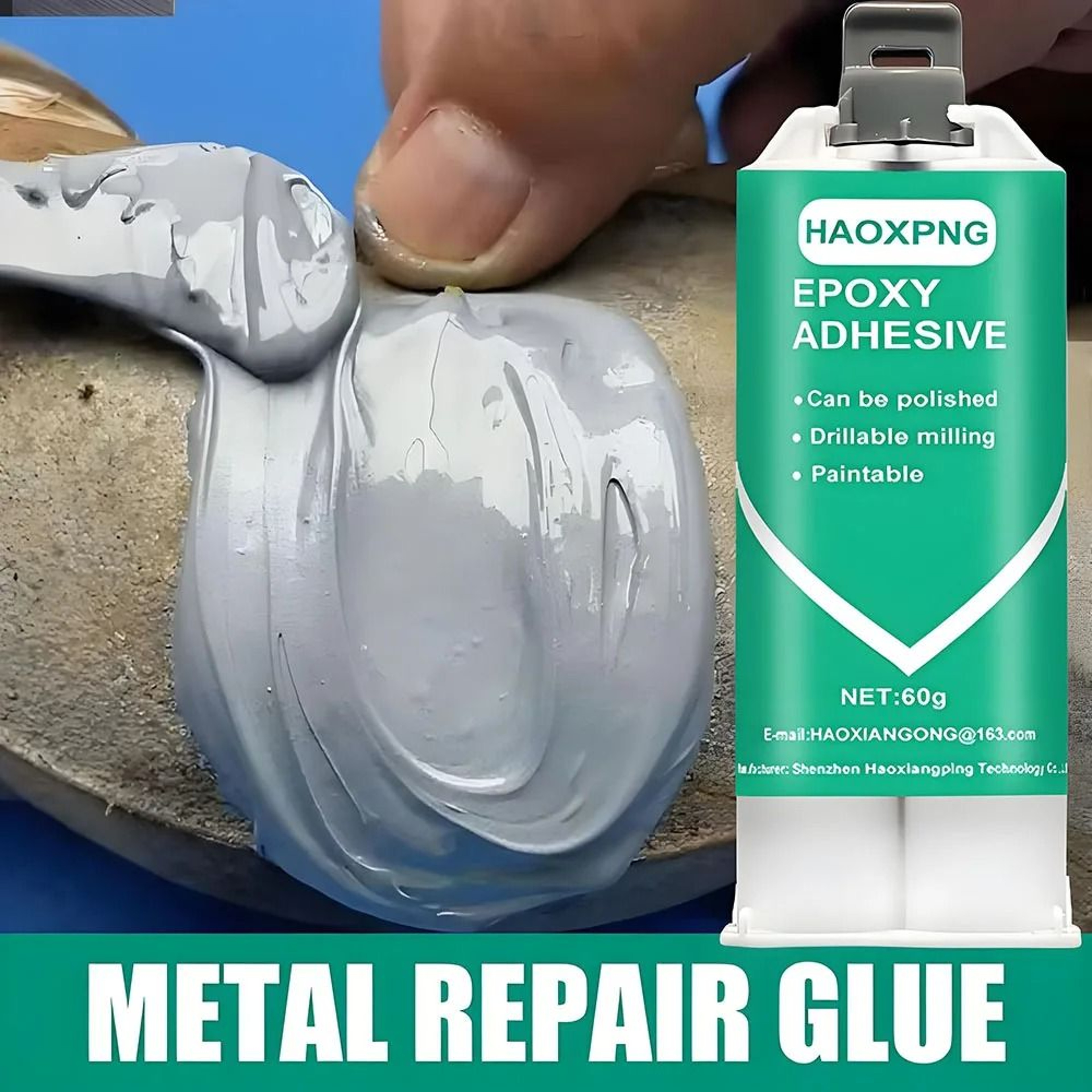 Epoxy Resin Metal Repair Agent  Casting Weld AB Glue For Steel Aluminum Stone  Ceramics 0