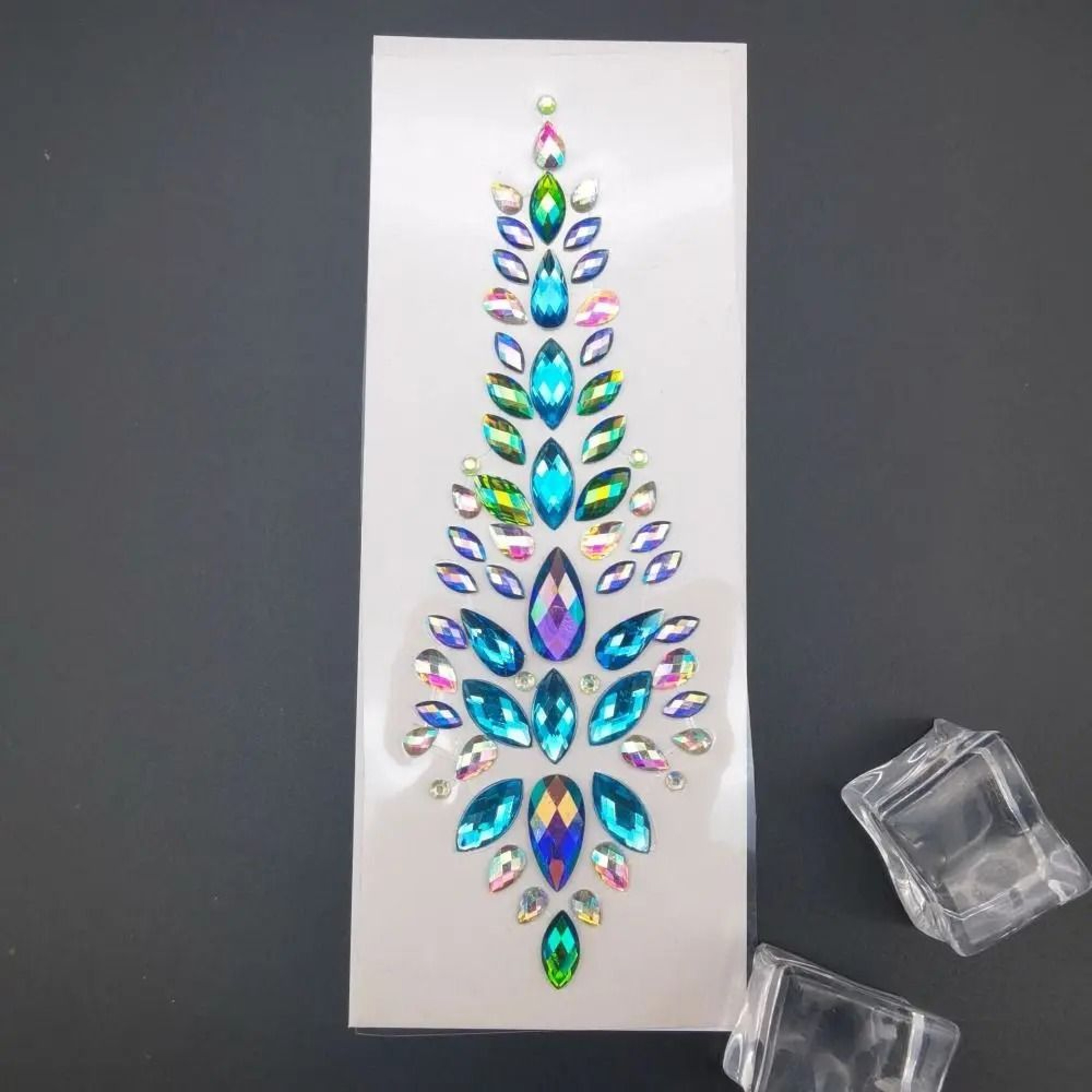 3D EDM Music Festival Crystal Forehead Face Gems  Adhesive Rhinestone Hair  Body Jewels 13