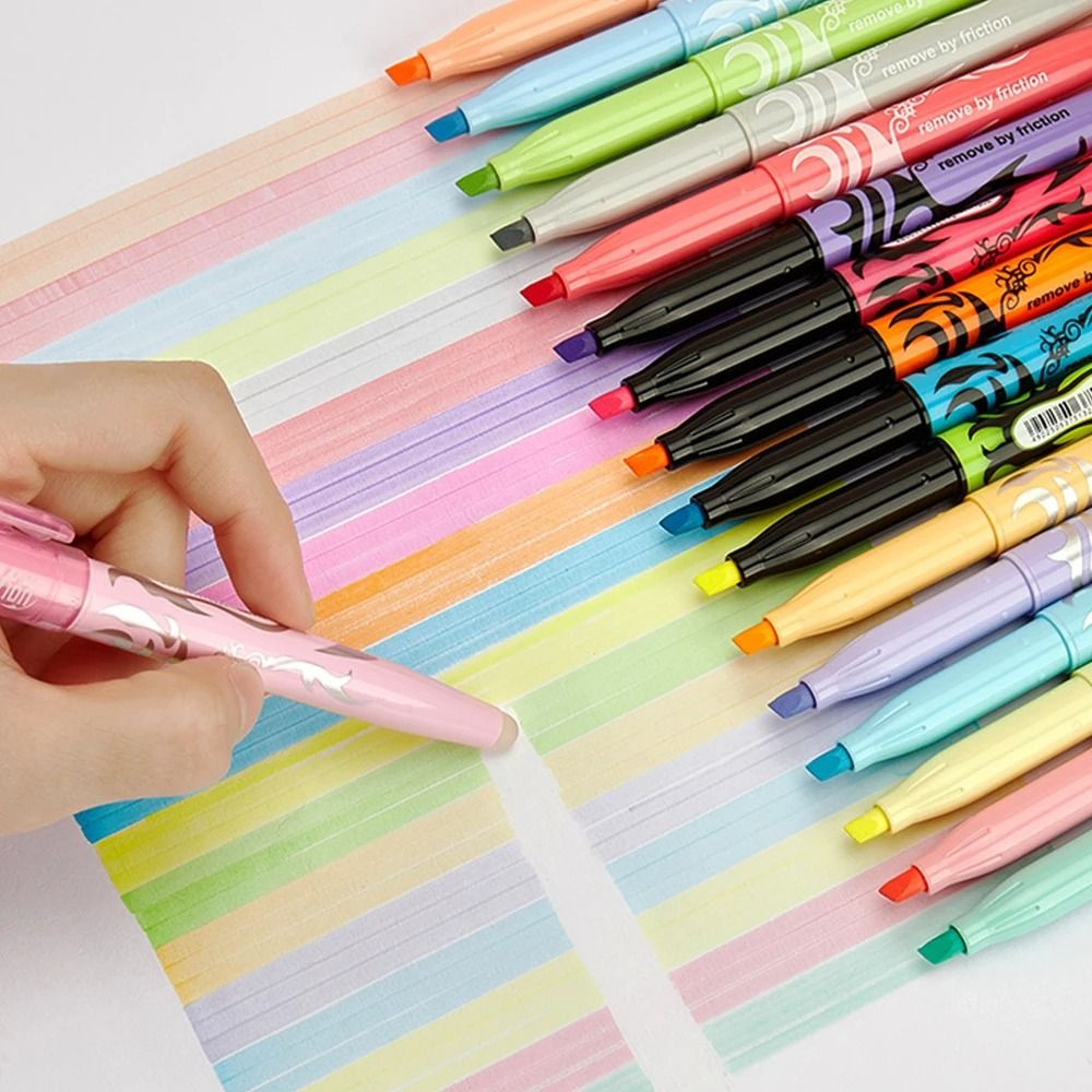 Pilot FriXion Erasable Highlighters 3 Or 6Pack  Soft Pastel EyeProtection Markers SWFL 4