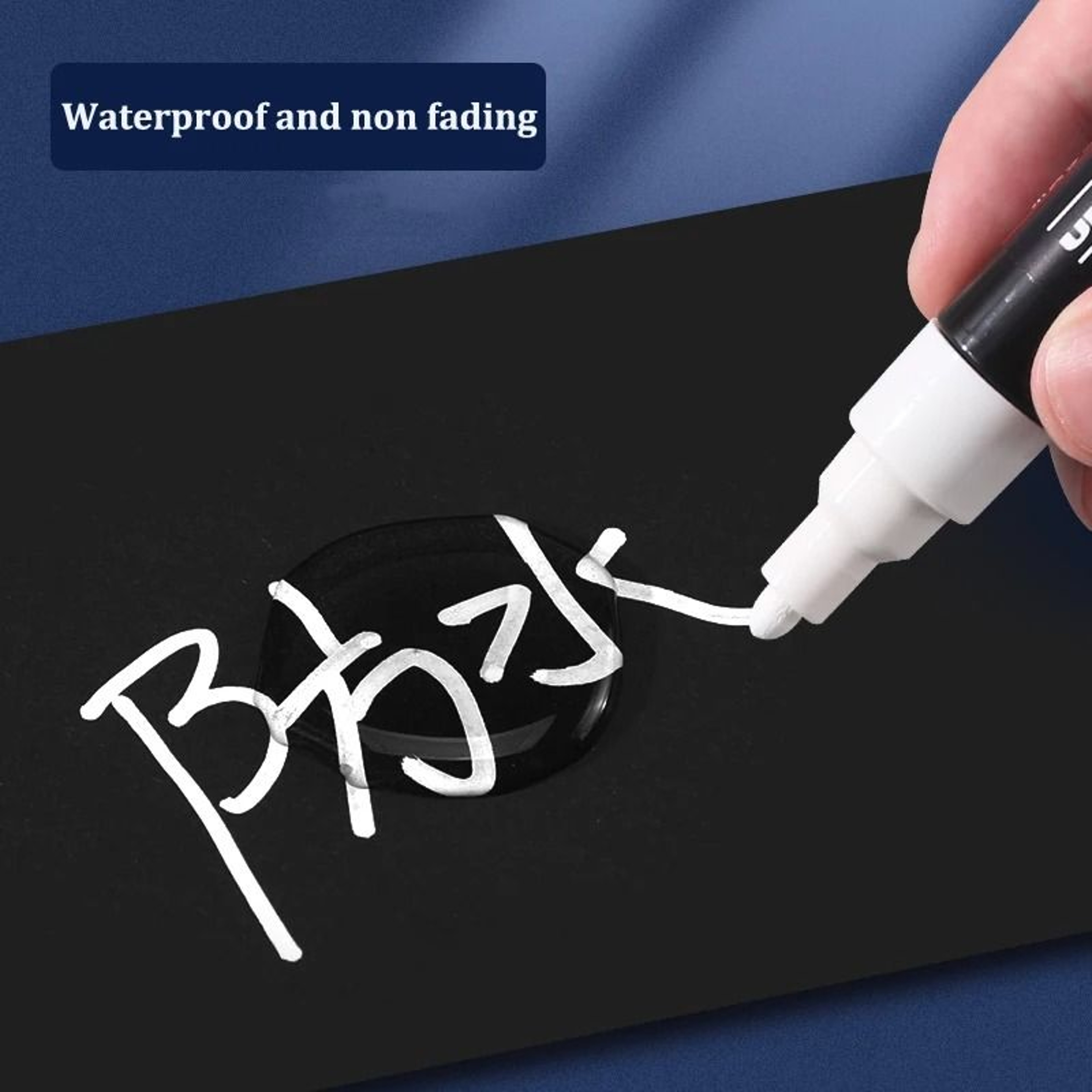 Uni Posca White Acrylic Paint Markers  Permanent Waterproof Fine  Medium Tip Art Pens PC1M  PC3M  P 4