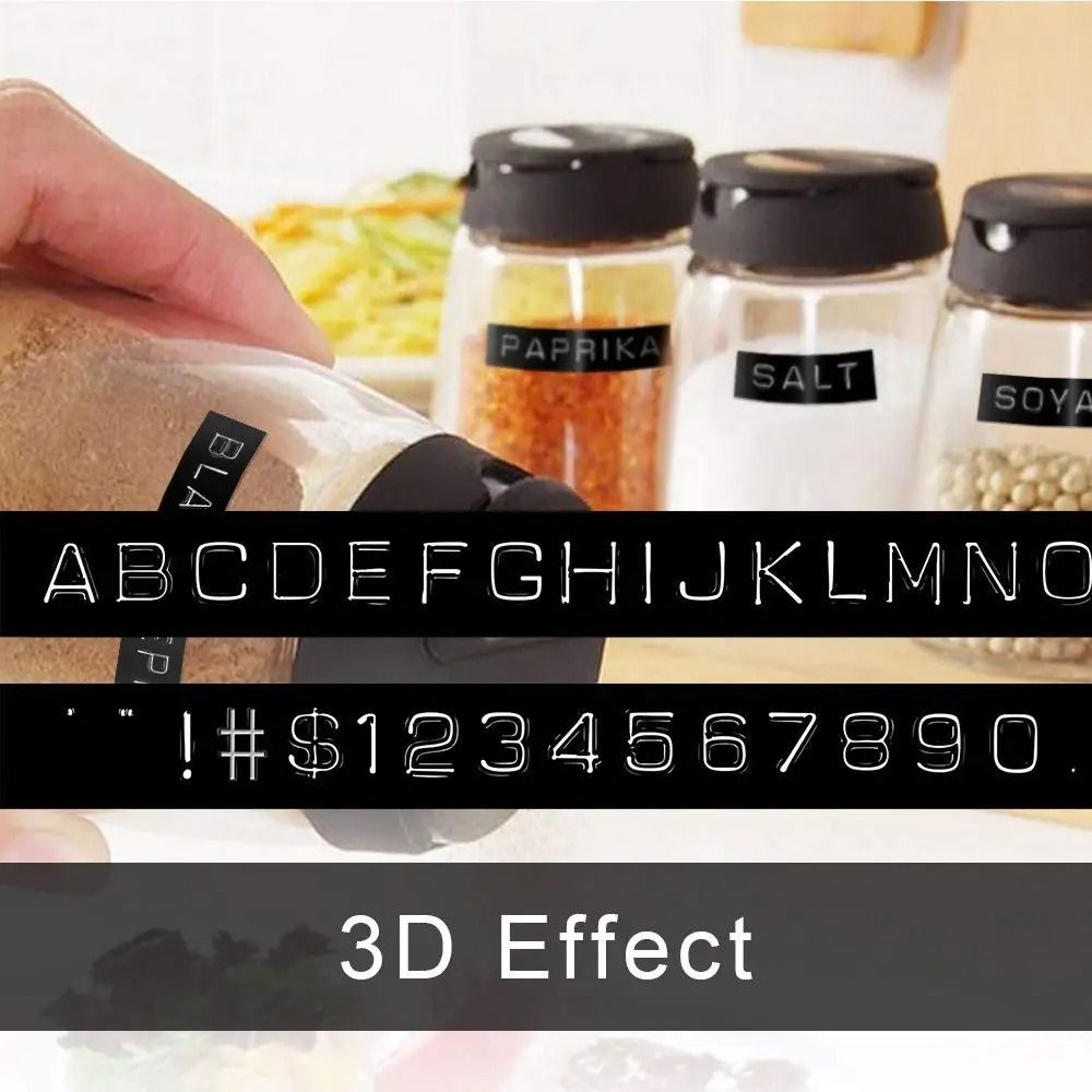 9mm Color 3D Embossing Label Tape  Compatible For Dymo Motex Embossing Label Maker 5