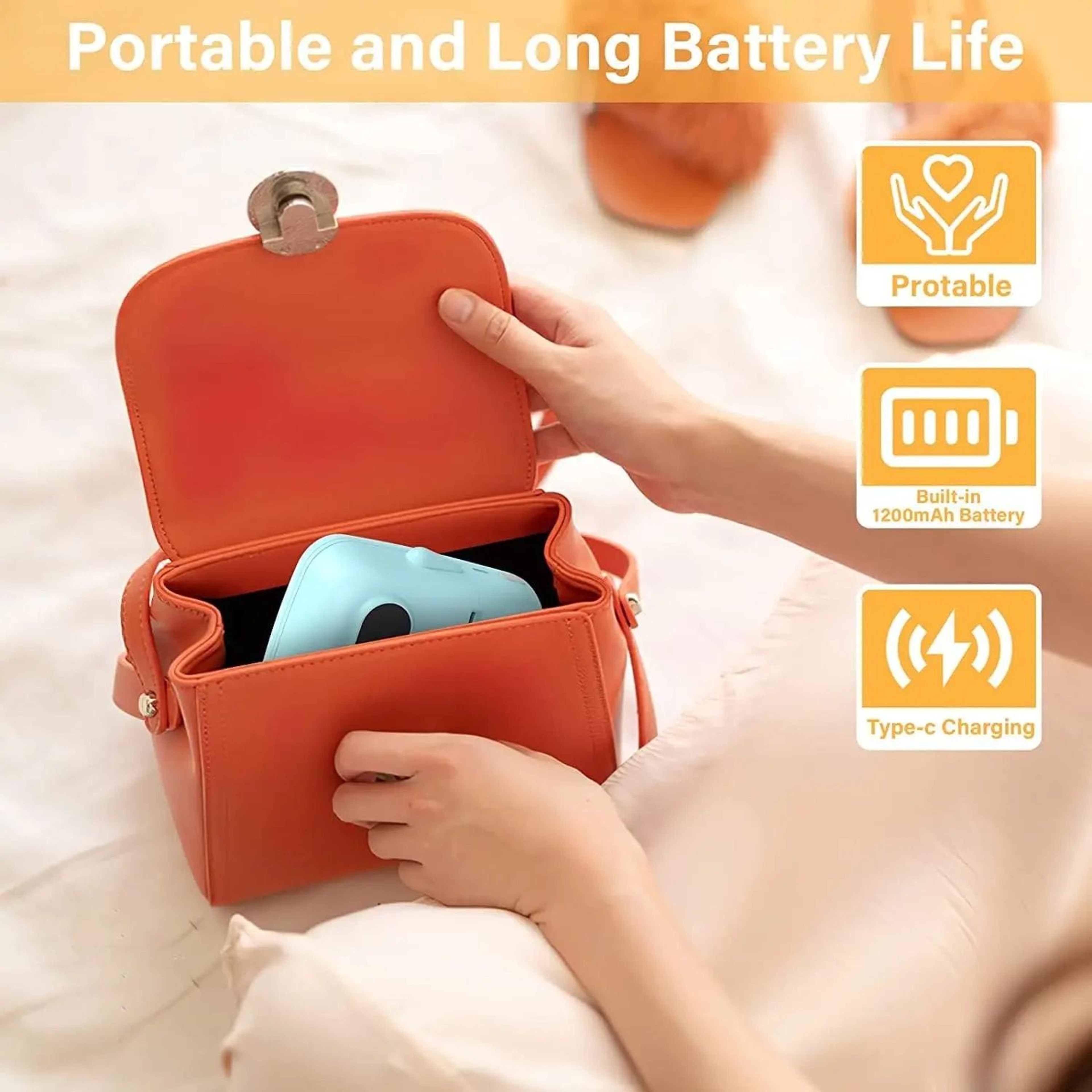 Marklife P50 Portable Wireless Bluetooth Thermal Label Printer 4